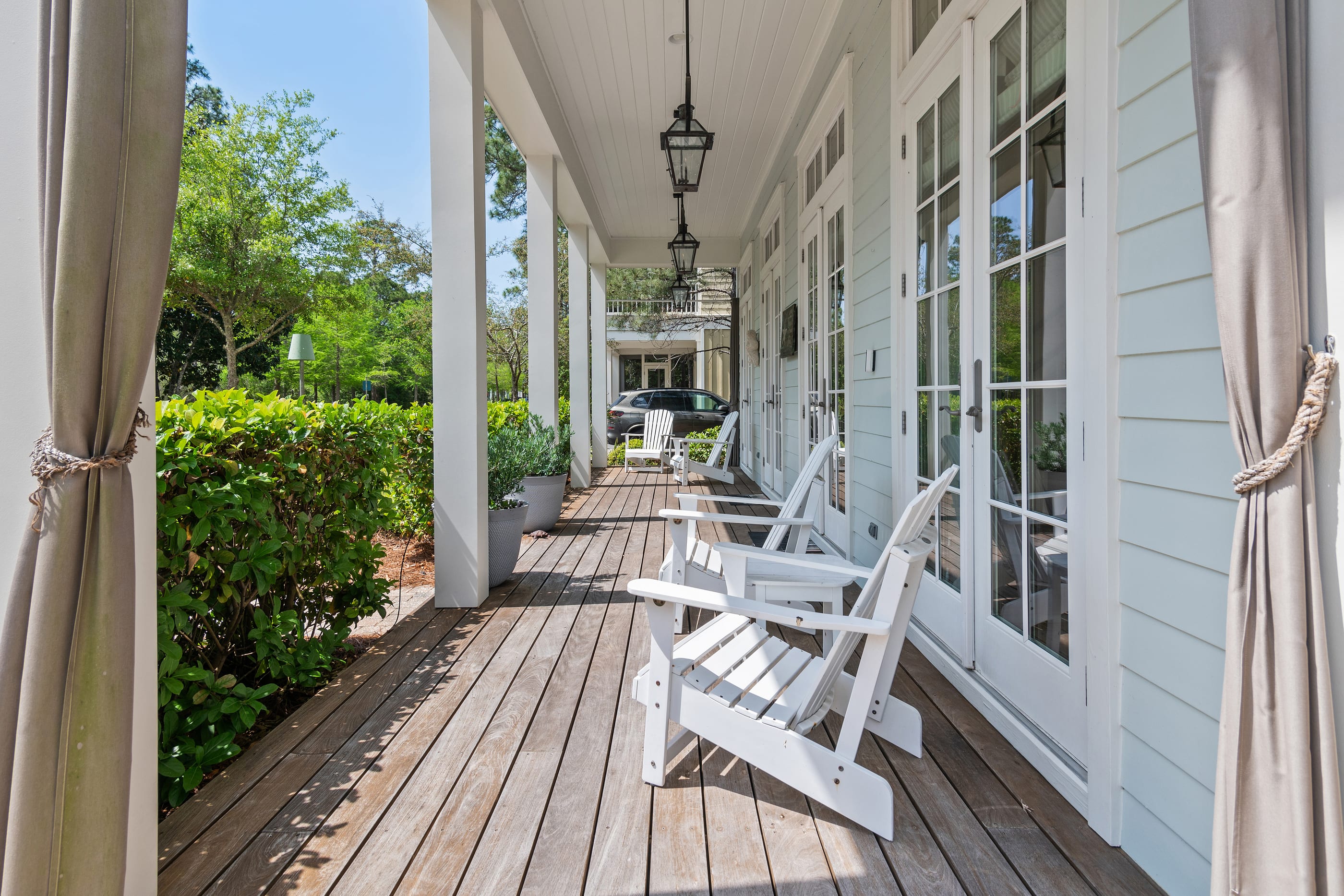 Enjoy the front porch in one of the many chairs