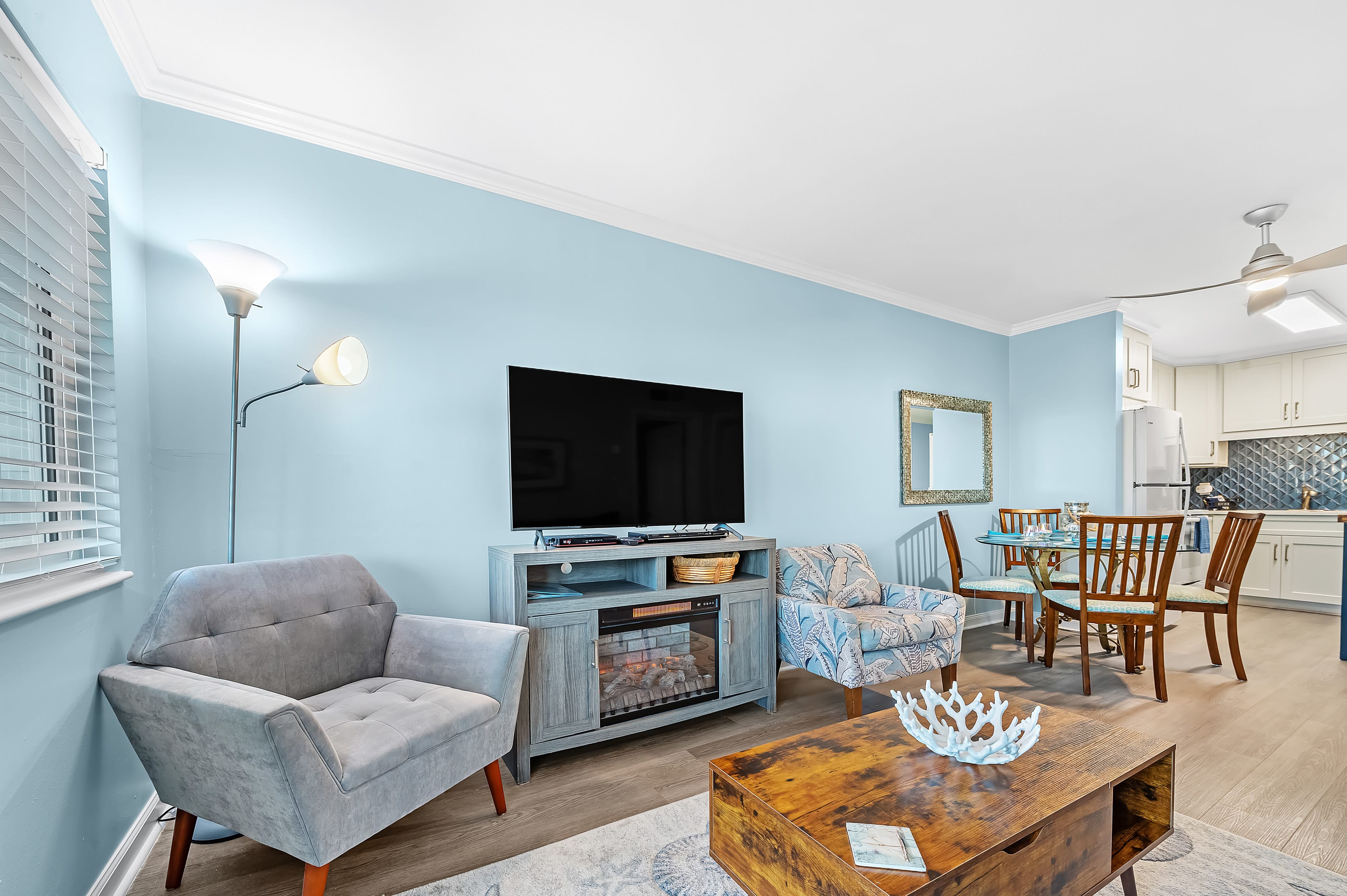 Smart TV with games underneath