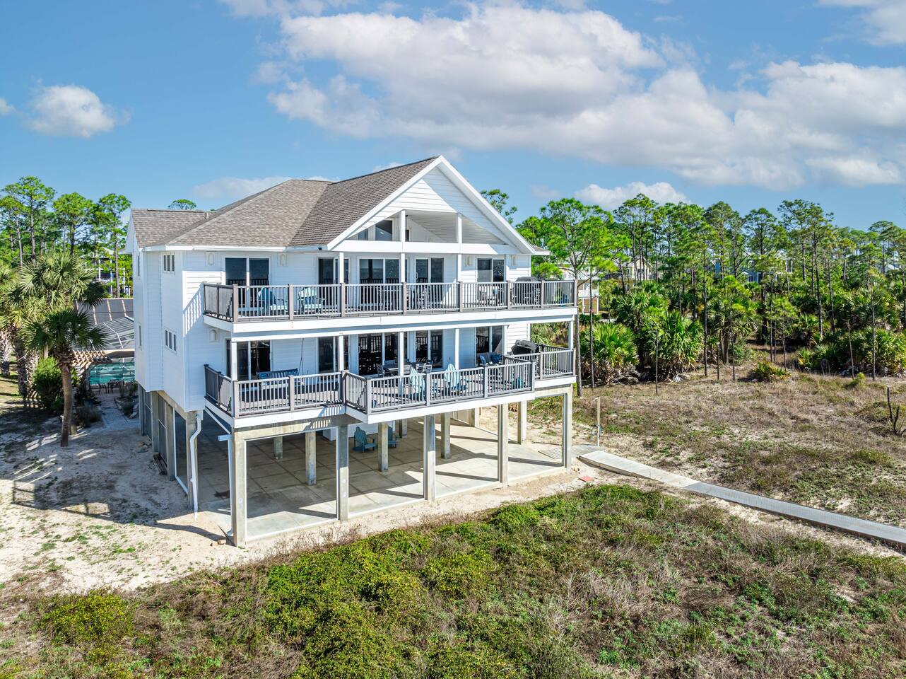 Two Spacious Decks Overlooking the Beach