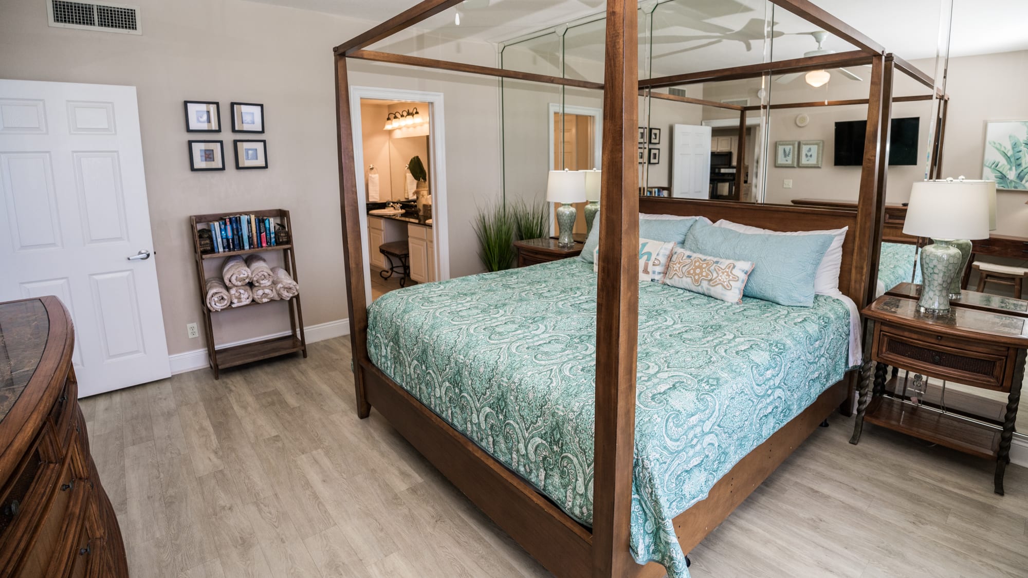 Master Bedroom into The Master Bath & Dressing Room. 