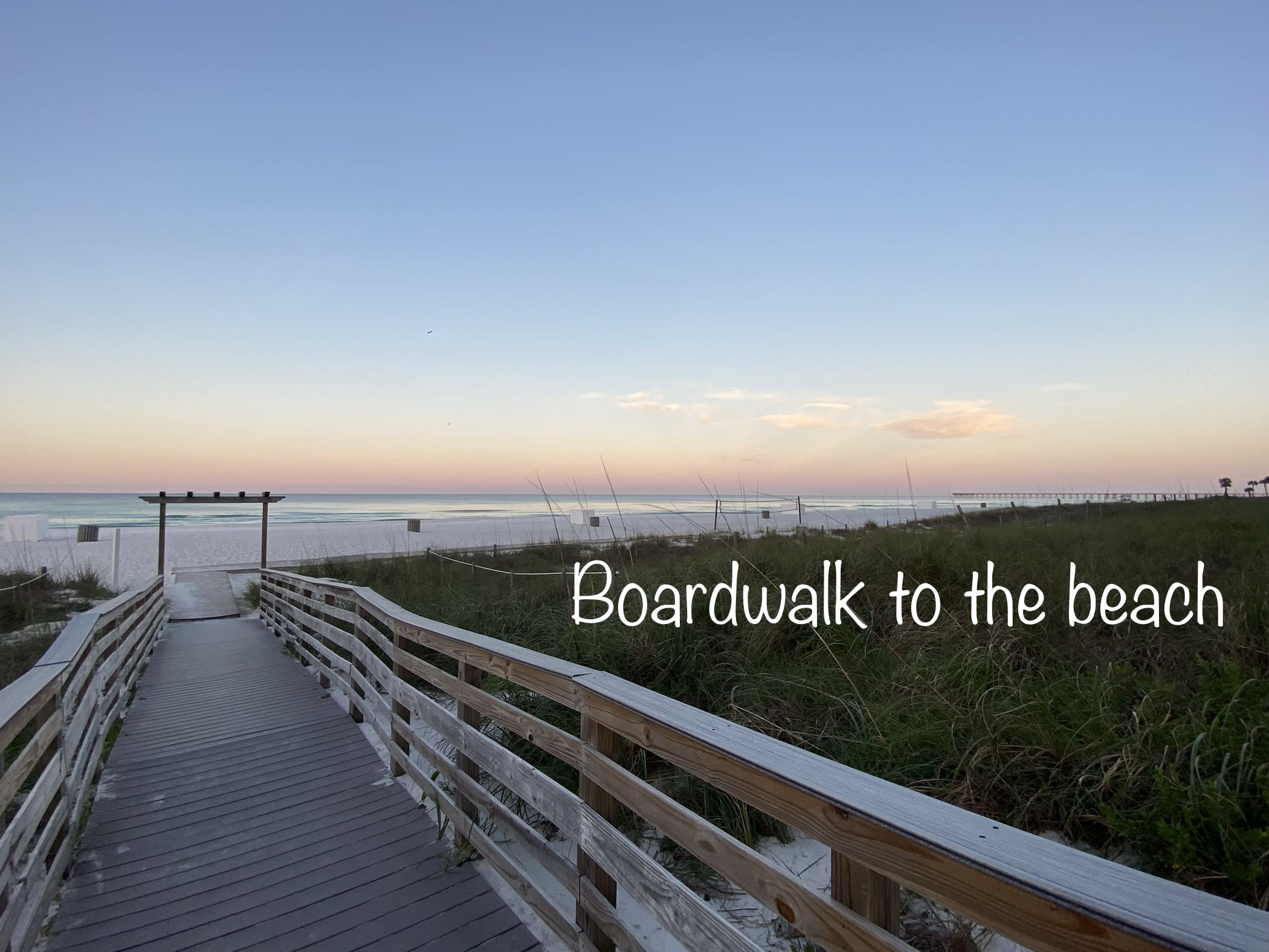 Boardwalk to the beach