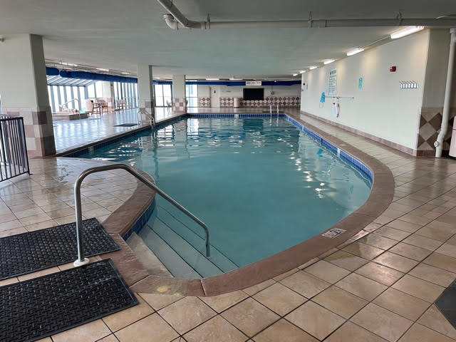 Huge heated indoor pool