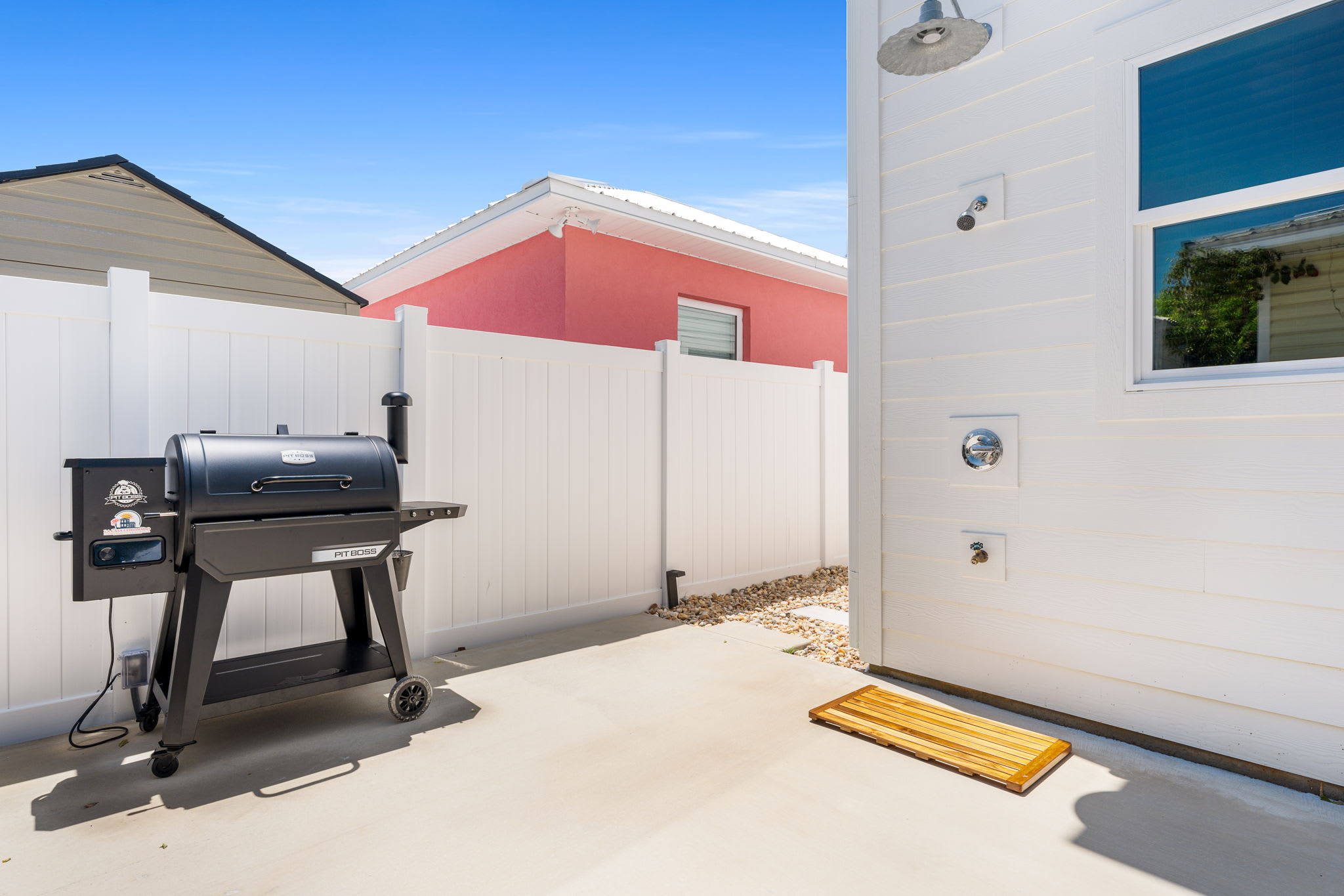 Let the designated BBQ master work their magic on the grill while you enjoy a drink in the shade.