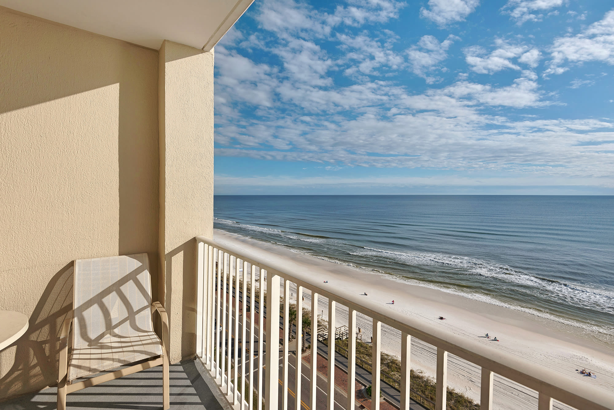 The view from the balcony!