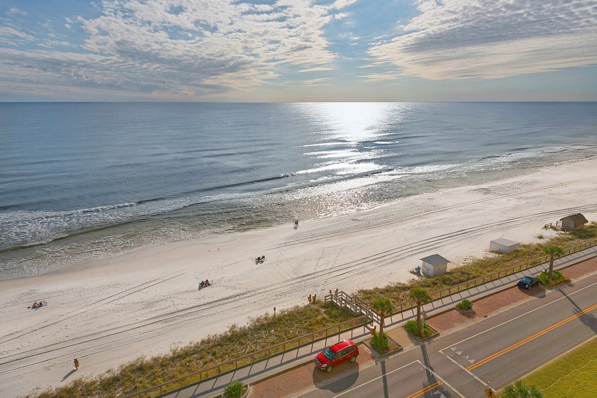 The view from the balcony!