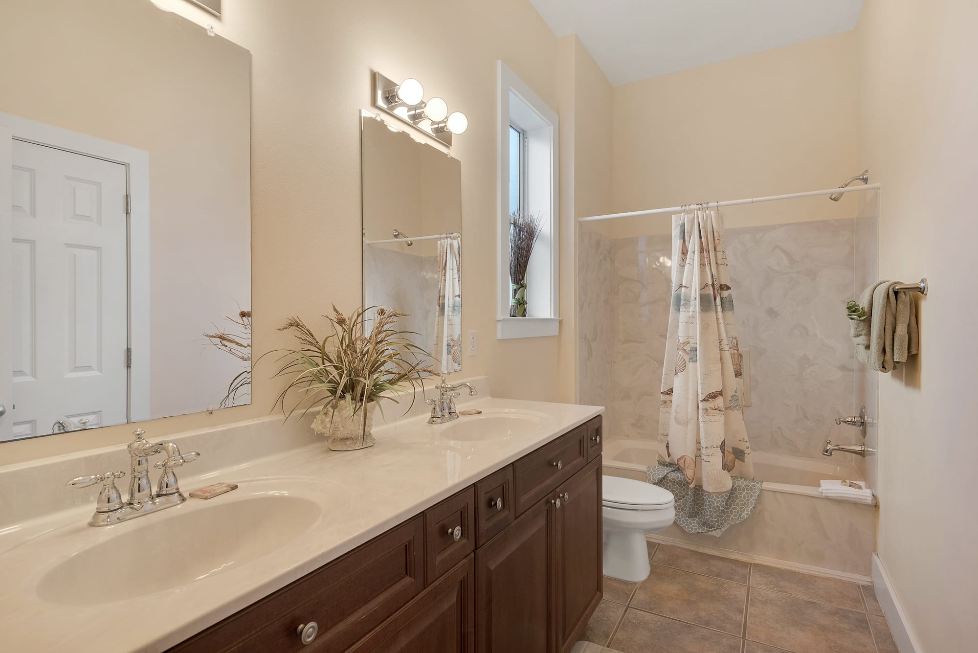 First floor bath can be accessed from King bdrm or hall