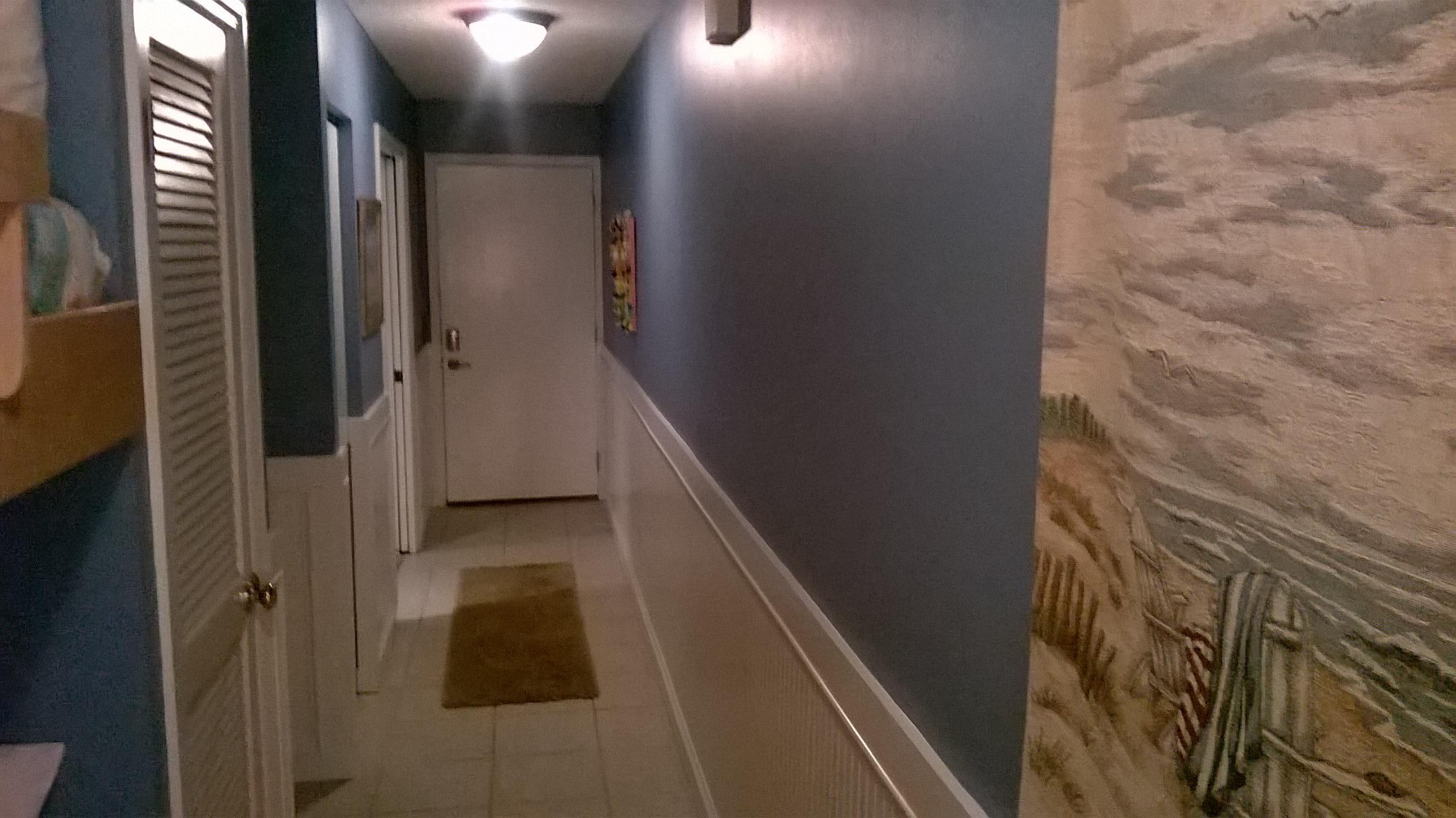 Hallway leading to the master bedroom.