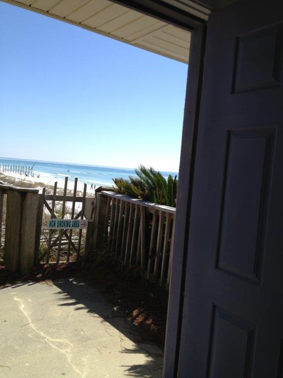 View from the front door