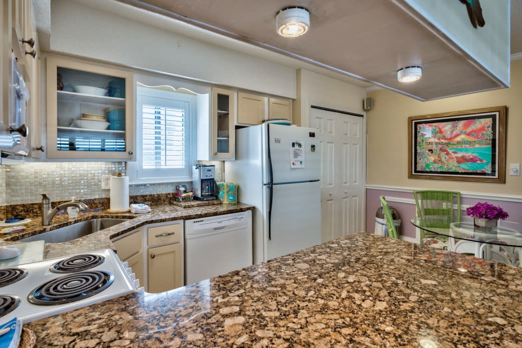 Kitchen and dining area