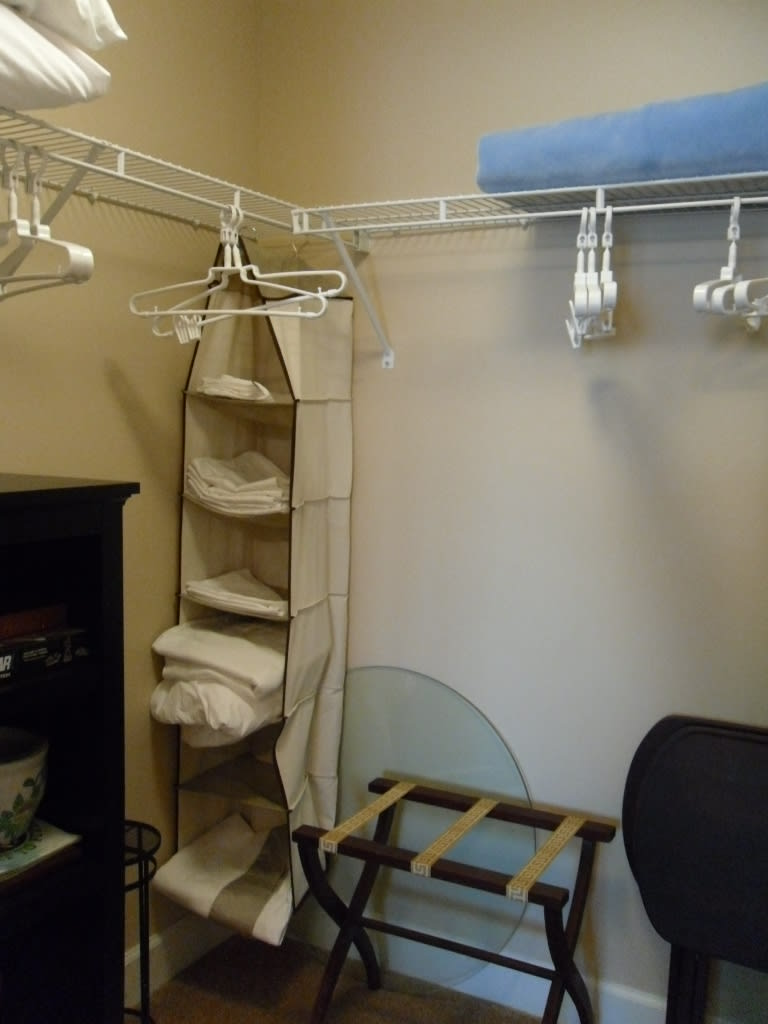 walk in master closet