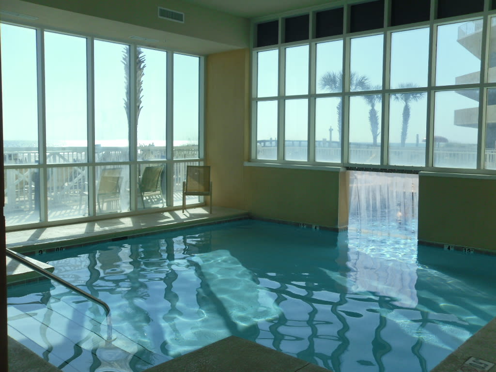 The indoor pool