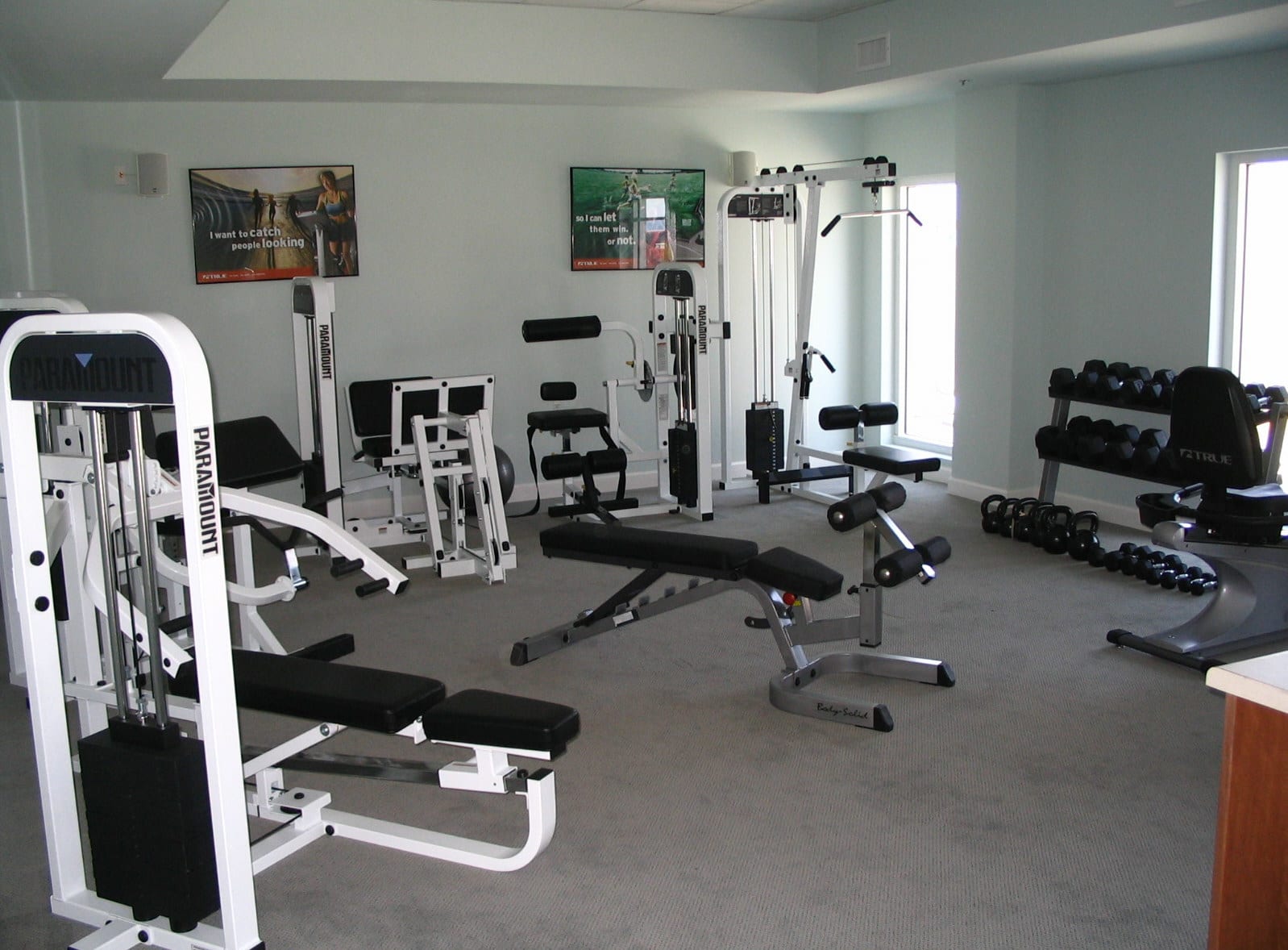 Weight and fitness room