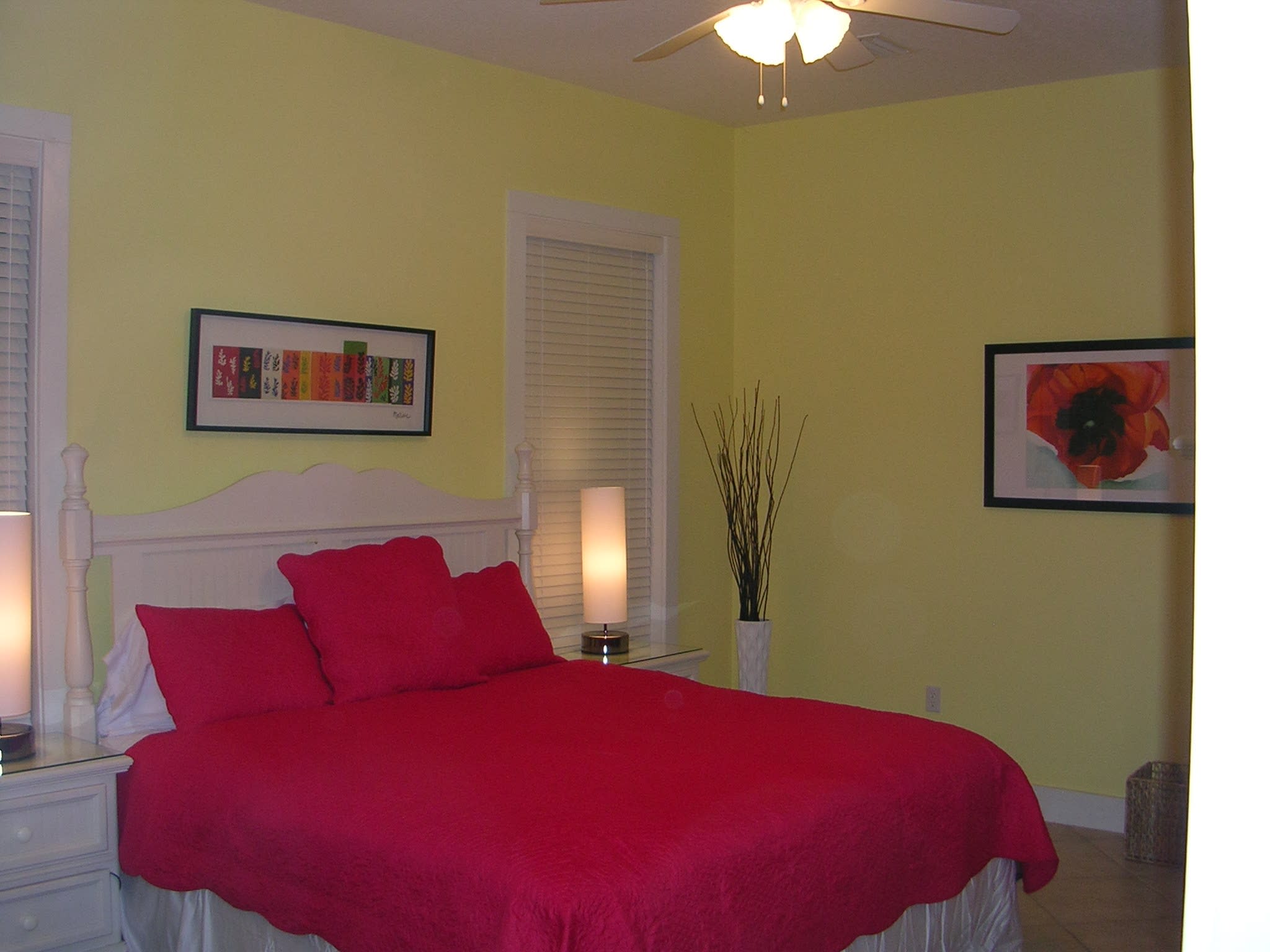 First Floor Guest Bedroom w/ king bed and attached bath