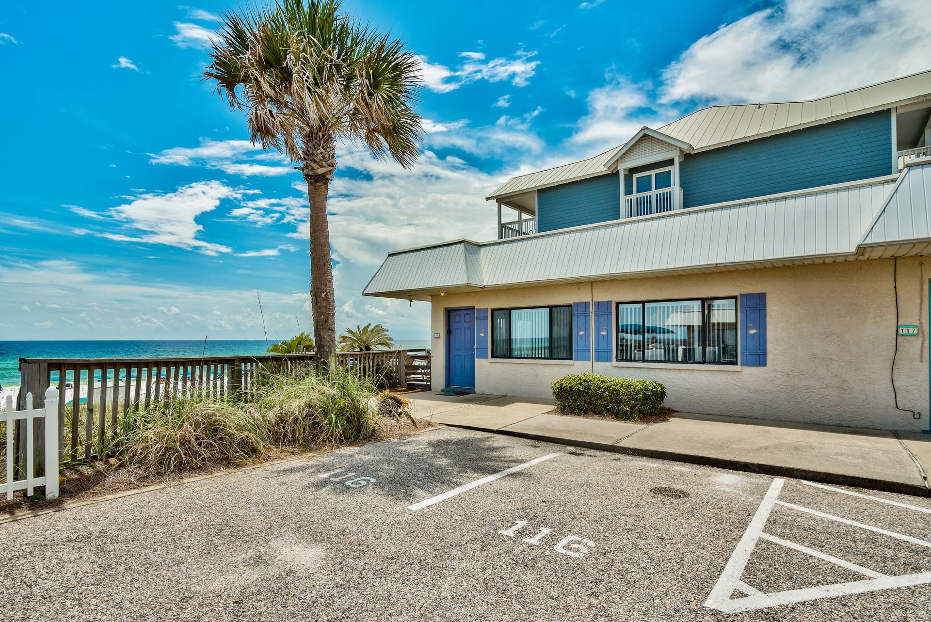 Reserved parking right at your front door.
