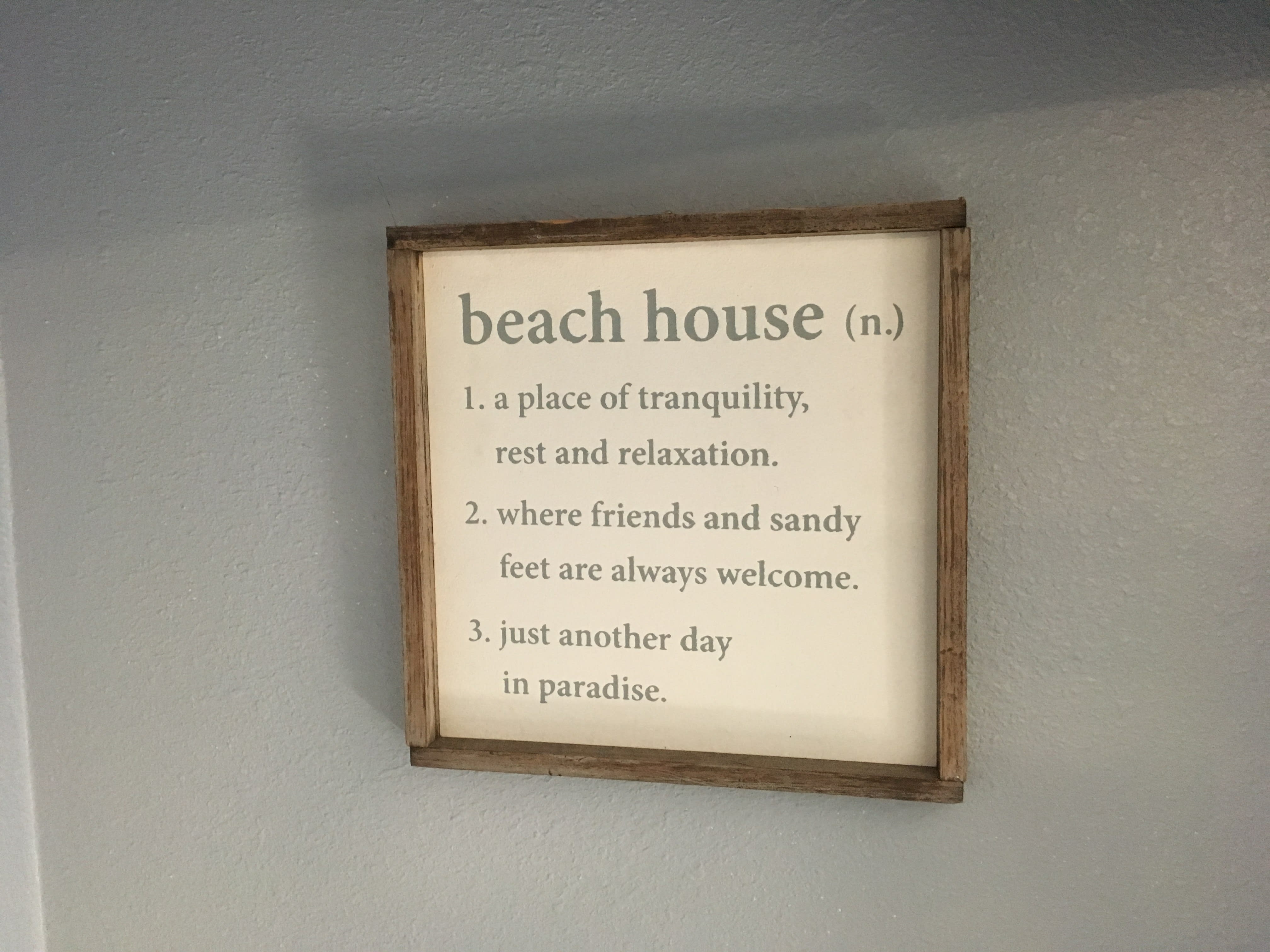 It may be small, but it is on the beach and is very comfortable!