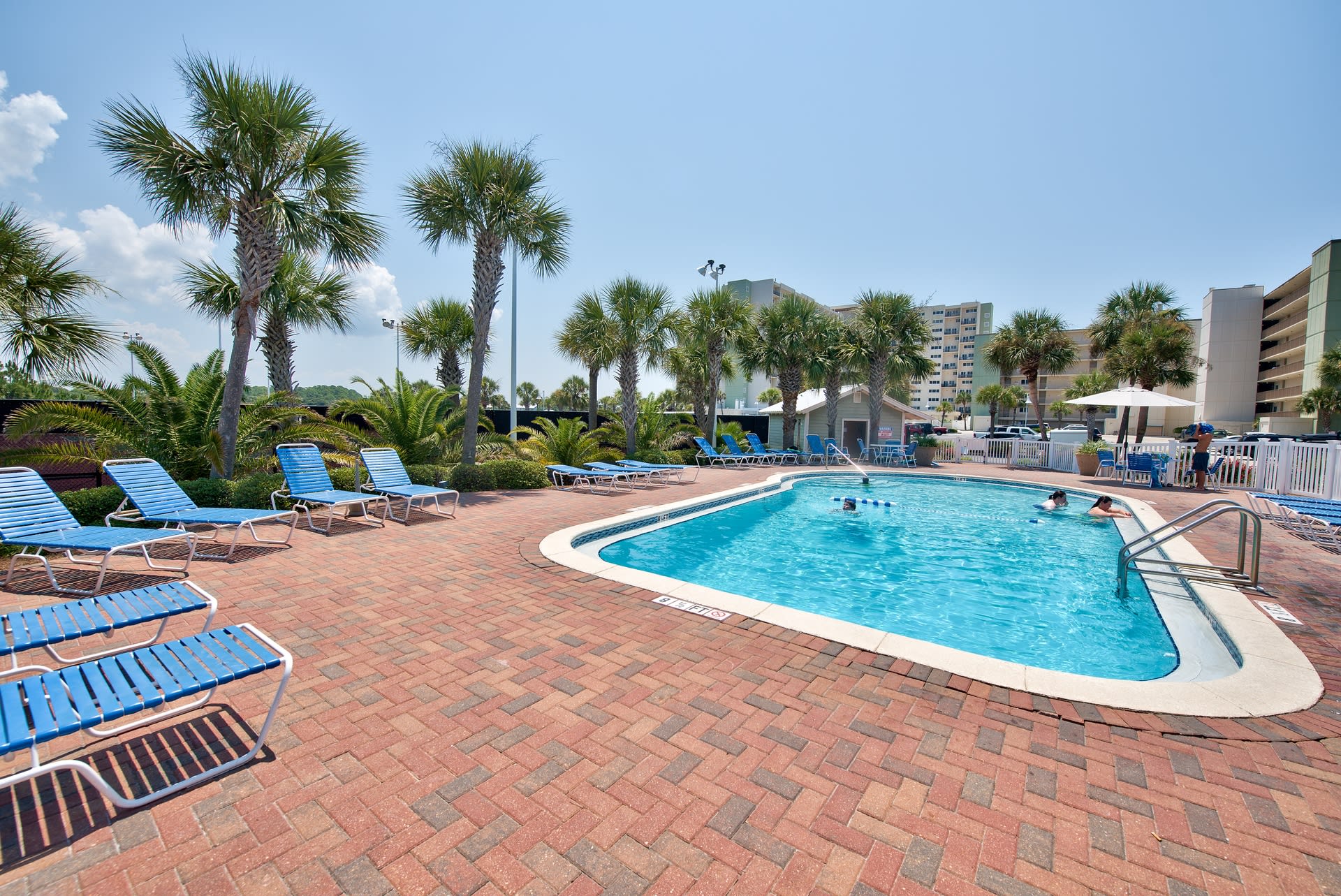 Outdoor pool (second pool is by the Tower Building)