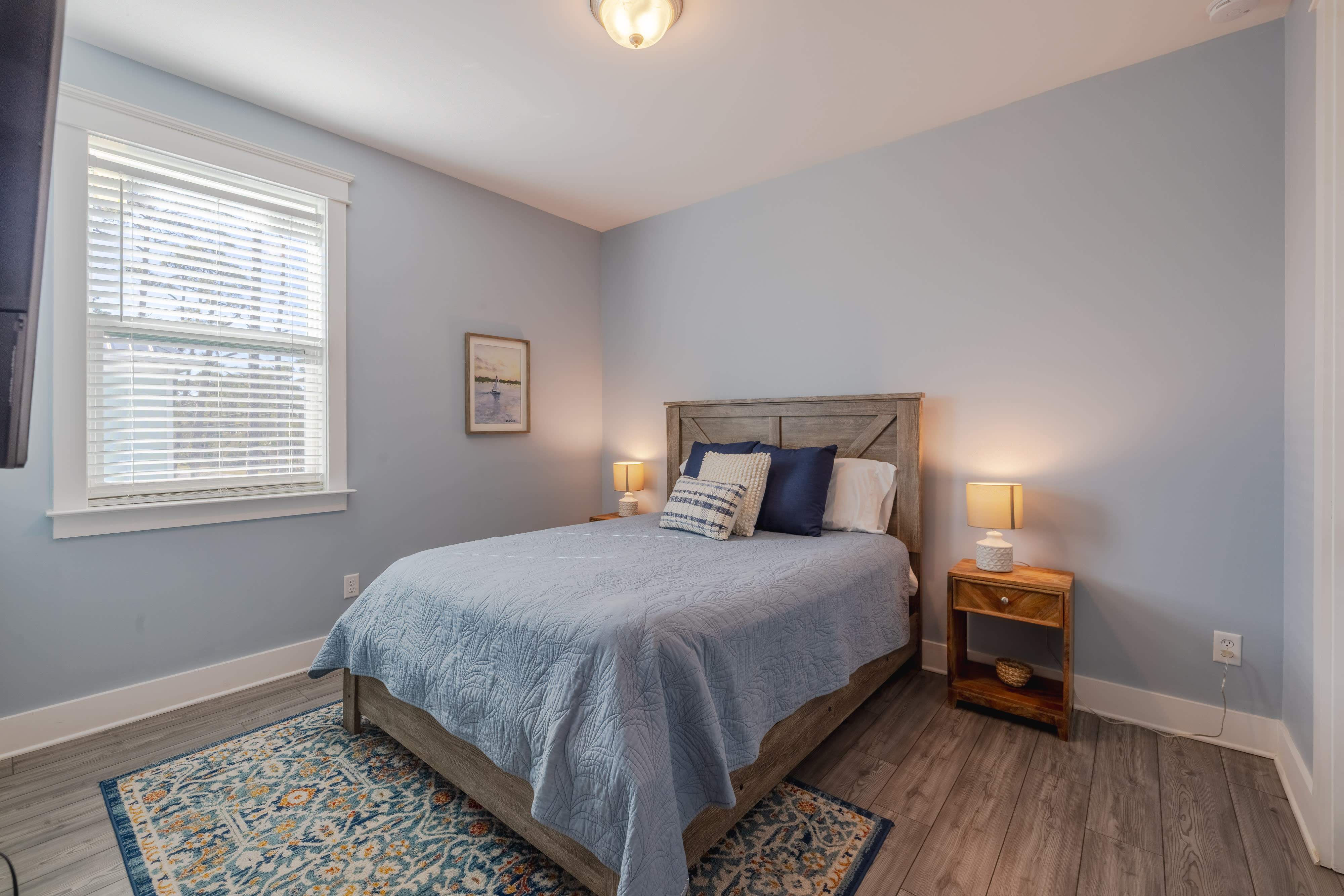 Second floor full bed