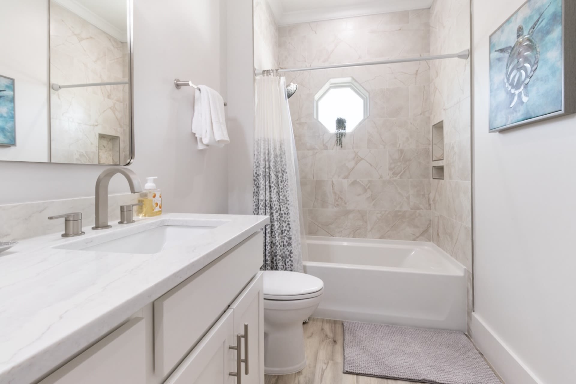 Tiled Guest Bathroom - 3rd Floor