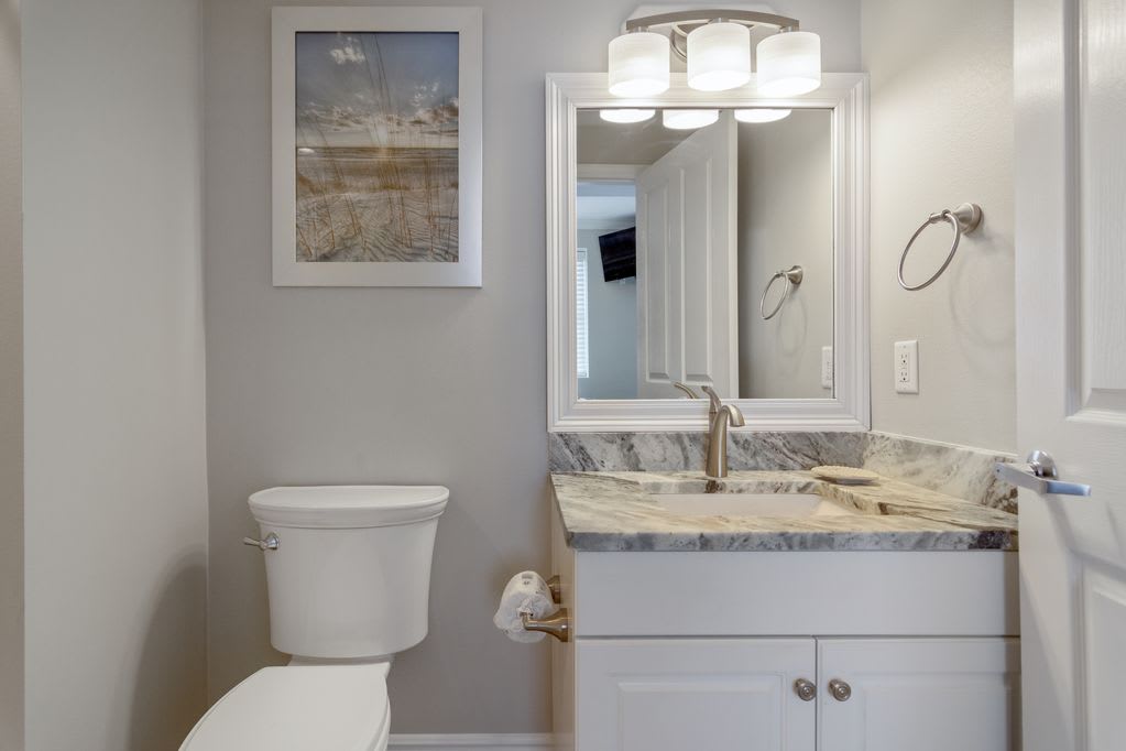 Second bathroom with shower and private entrance from 2nd bedroom.....