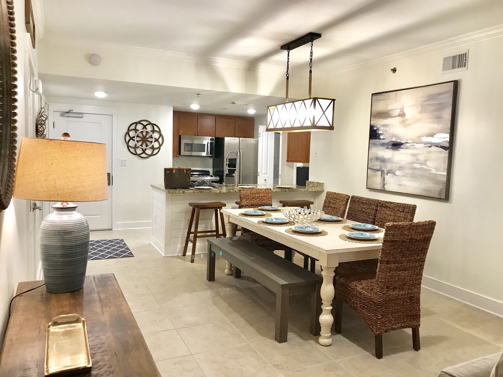 kitchen and dinning area