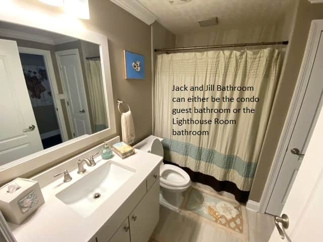 Lighthouse or Guest Bathroom  renteaglesperch.com