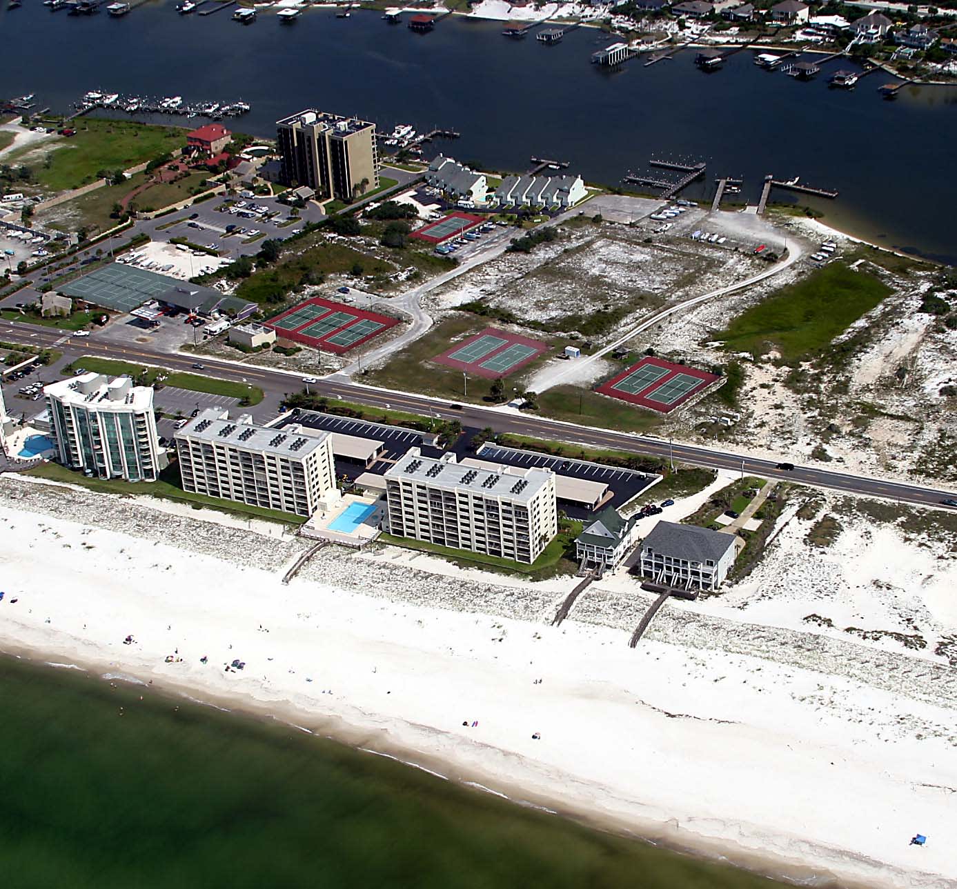 Aerial view taken around 2013