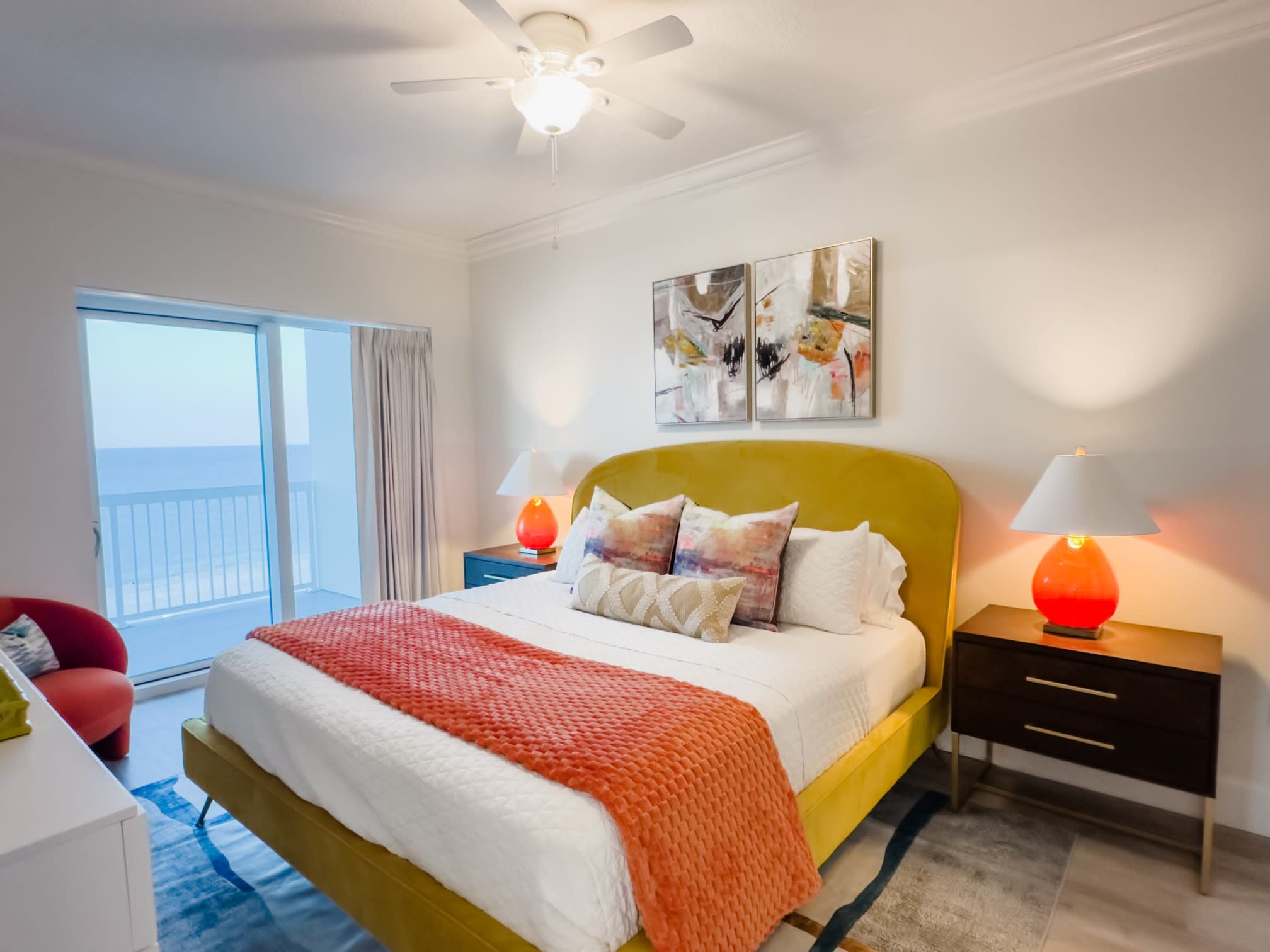 Master Bedroom with Balcony Access