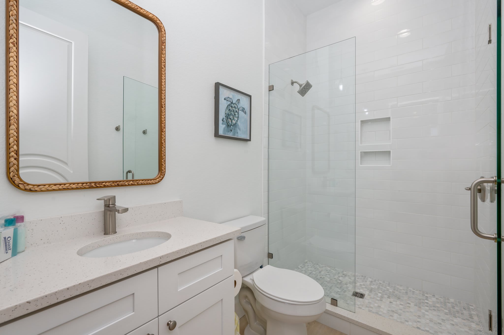 Private bathroom with luxurious shower