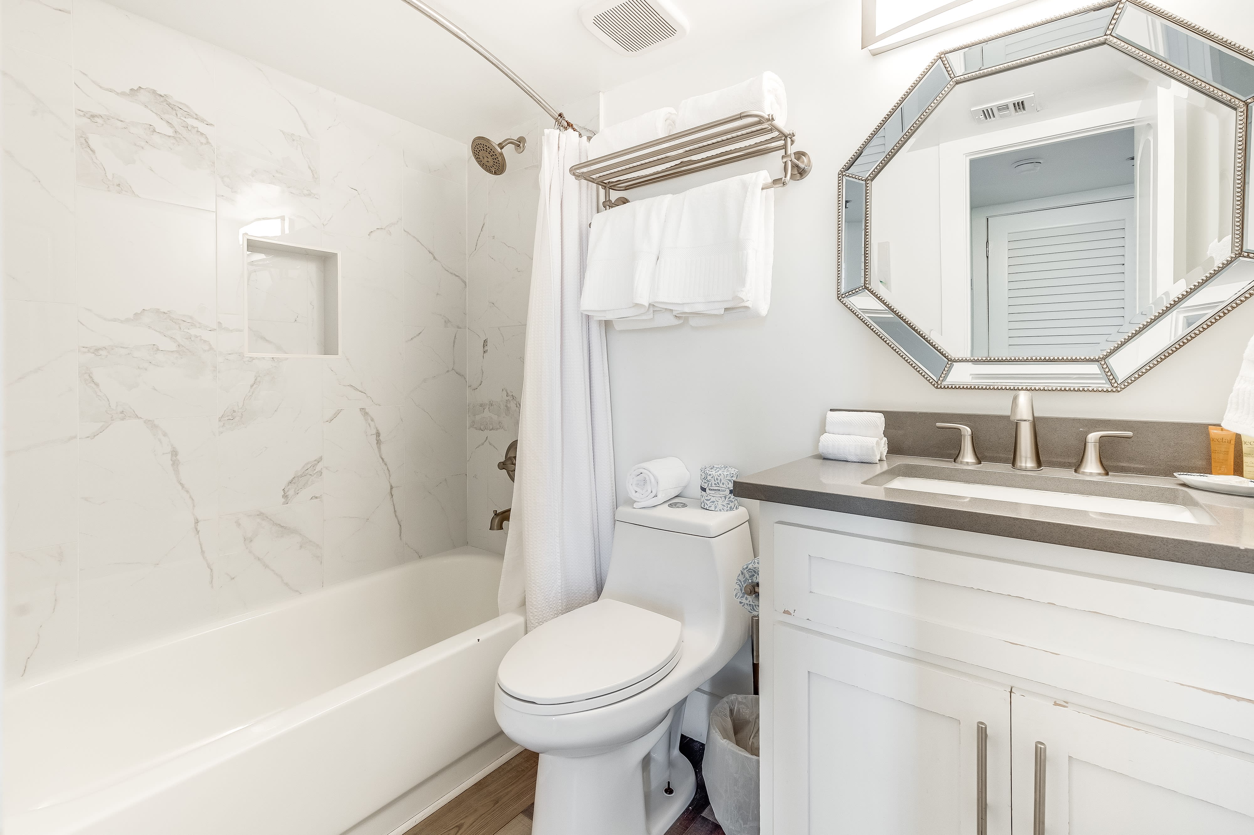 hall guest bath - just outside bunk room