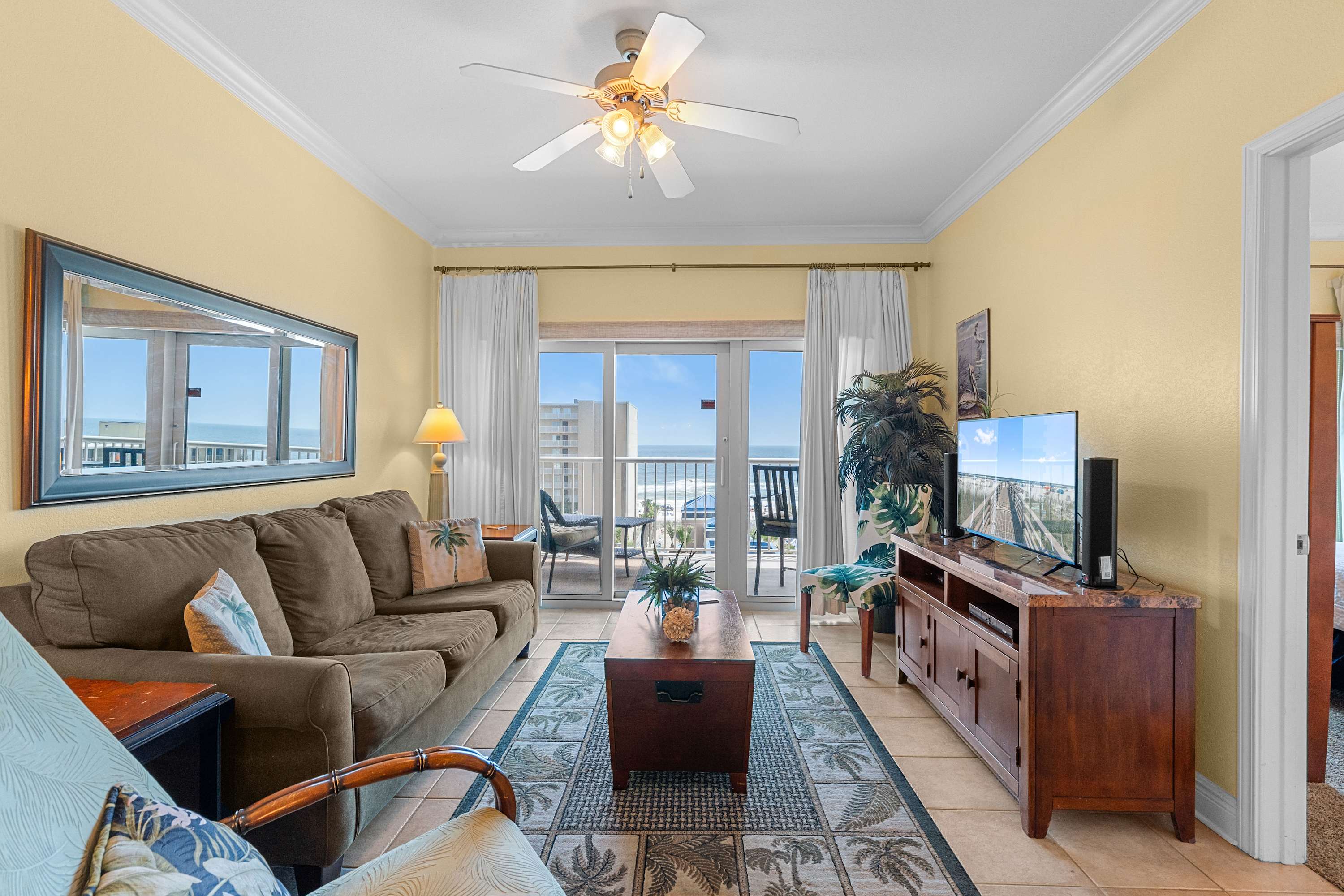 Living Room with a Gulf View