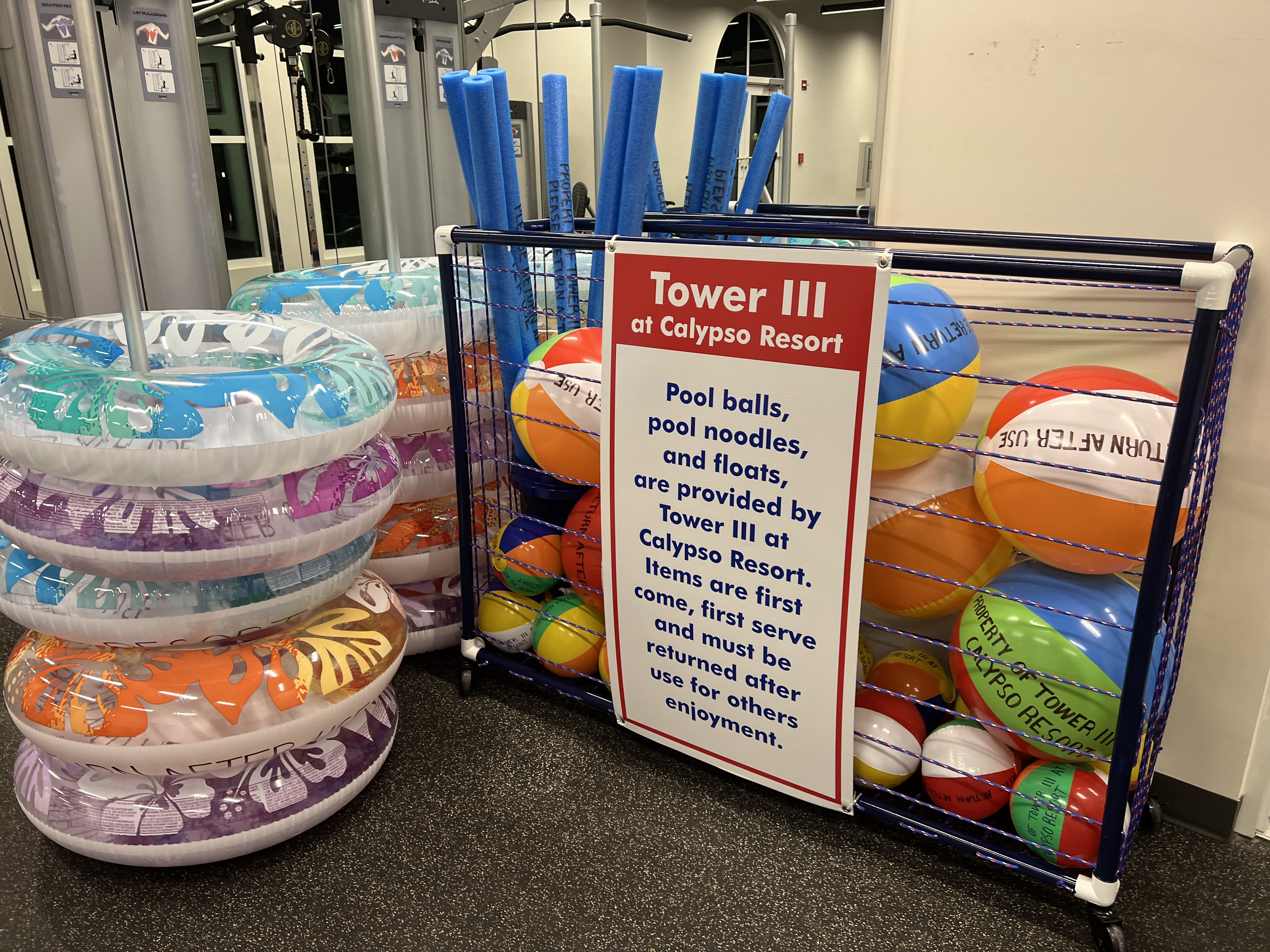 FUN FOR KIDS OF ALL AGES!  FREE TO USE AT THE POOL!