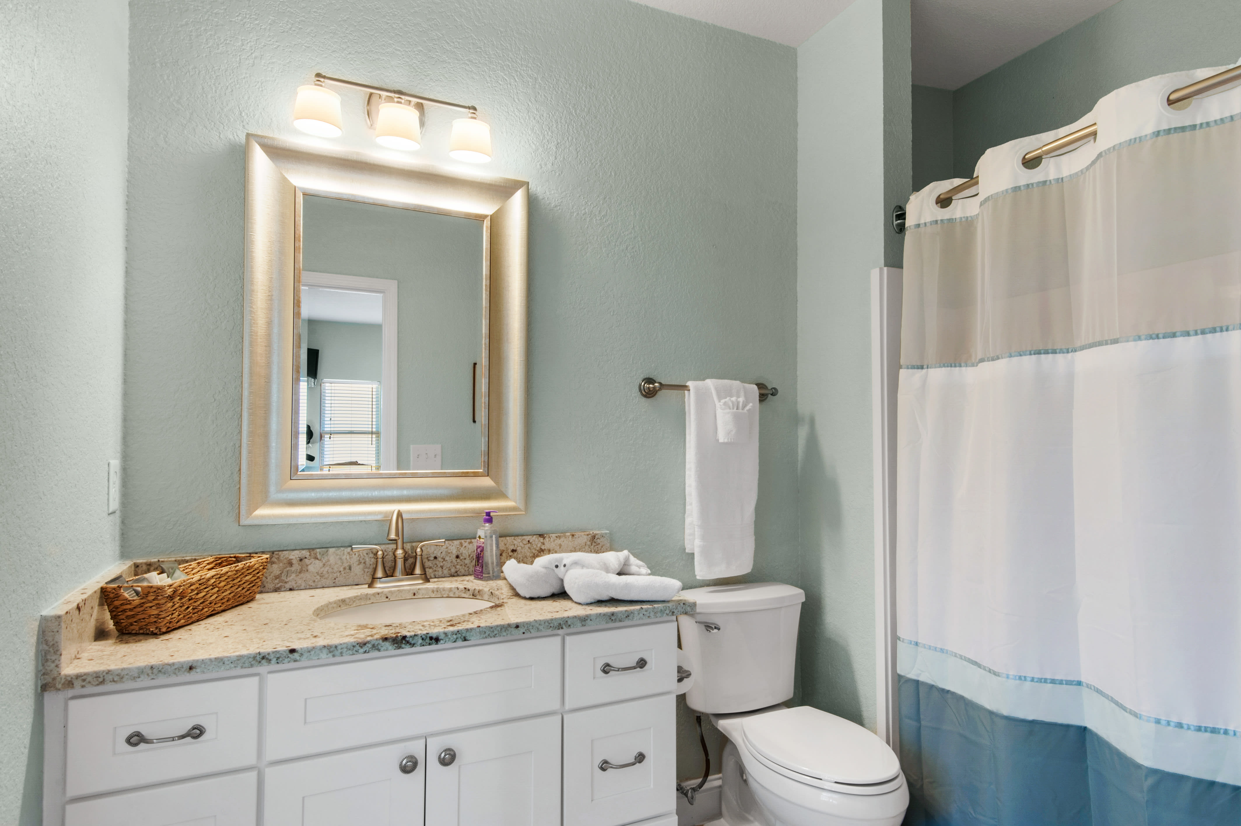 Bathroom of upstairs master suite