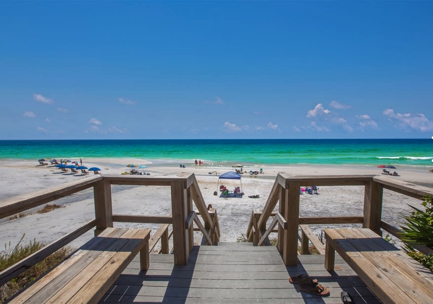 Private beach access