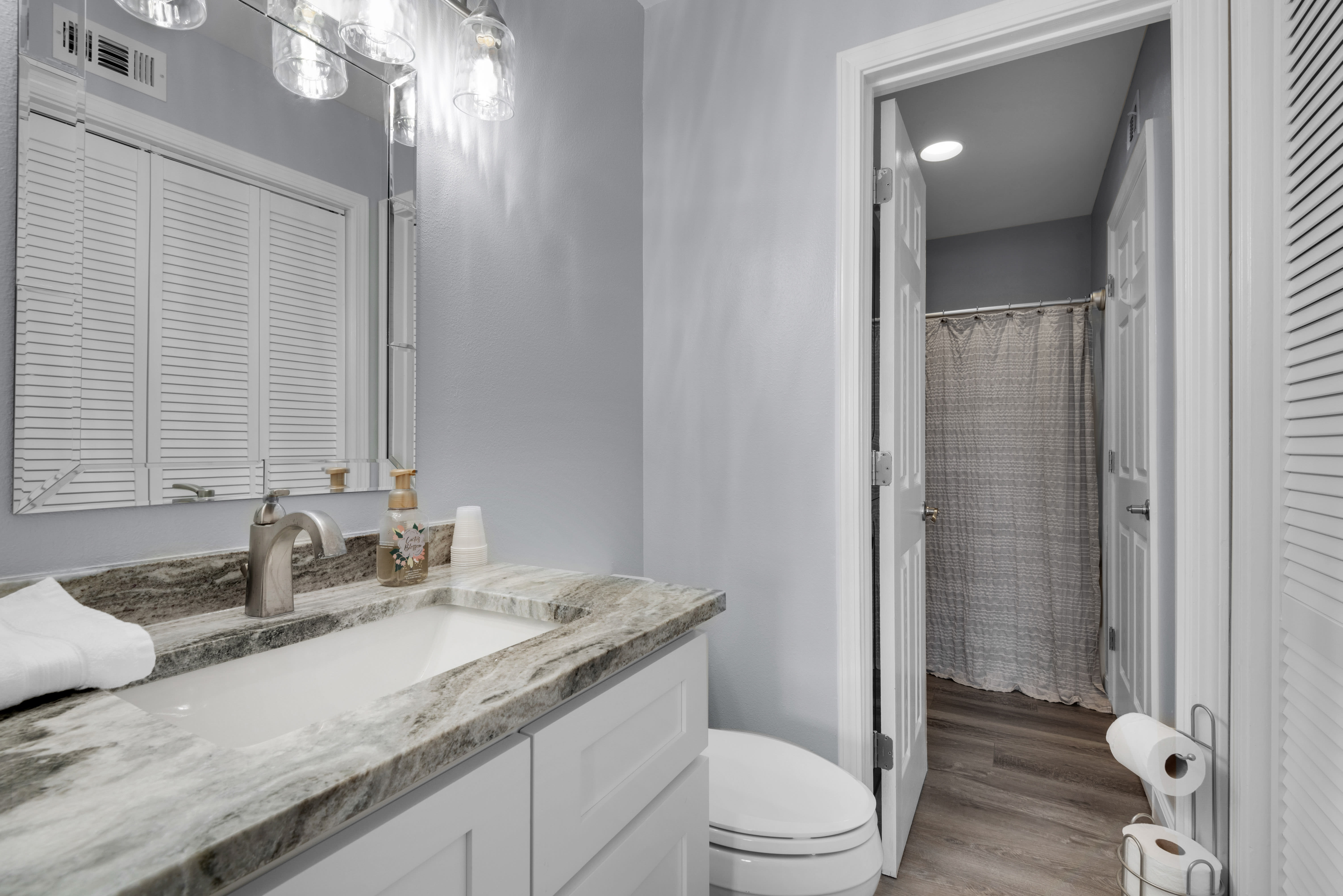 Bath with new vanity