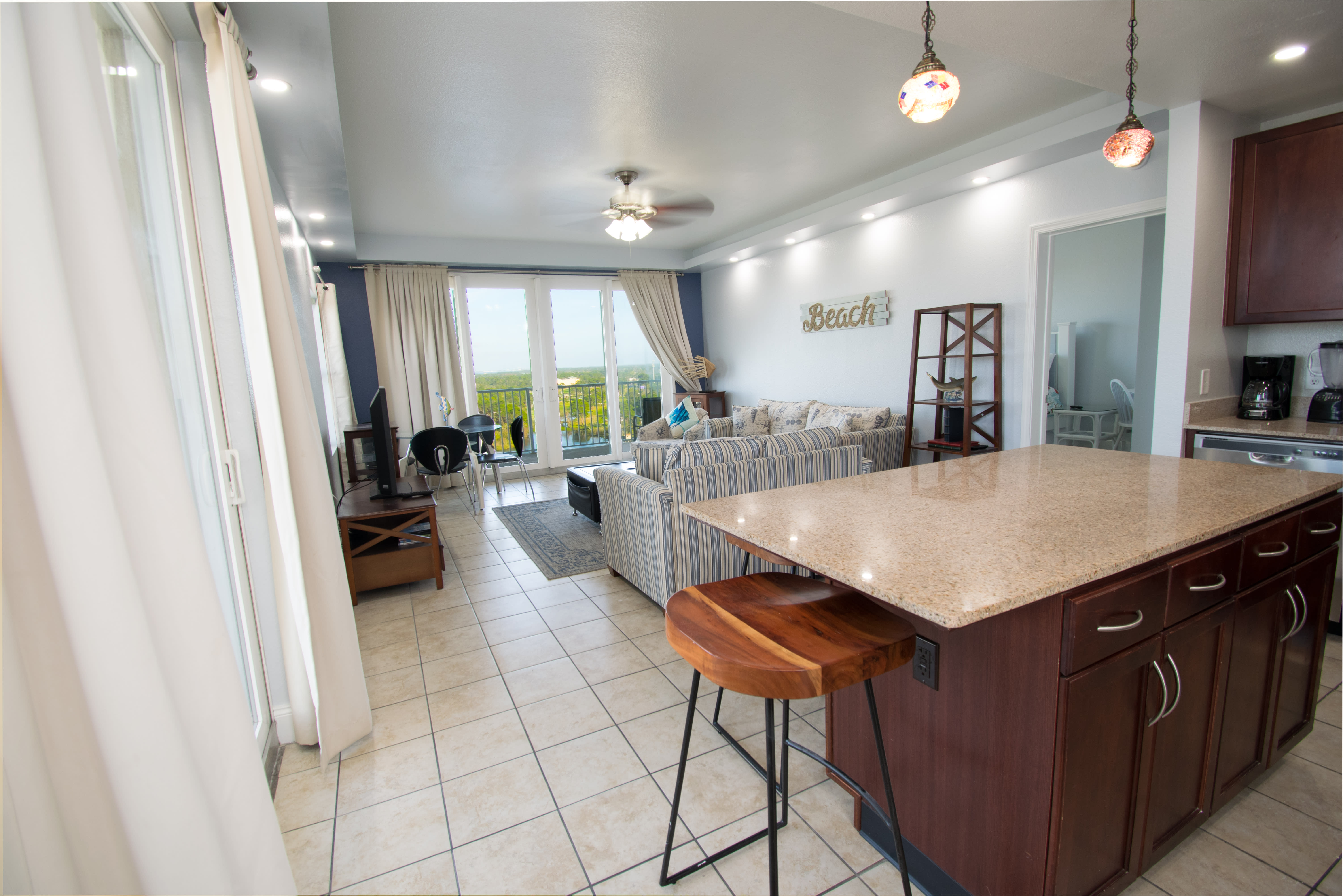 Kitchen and living room 