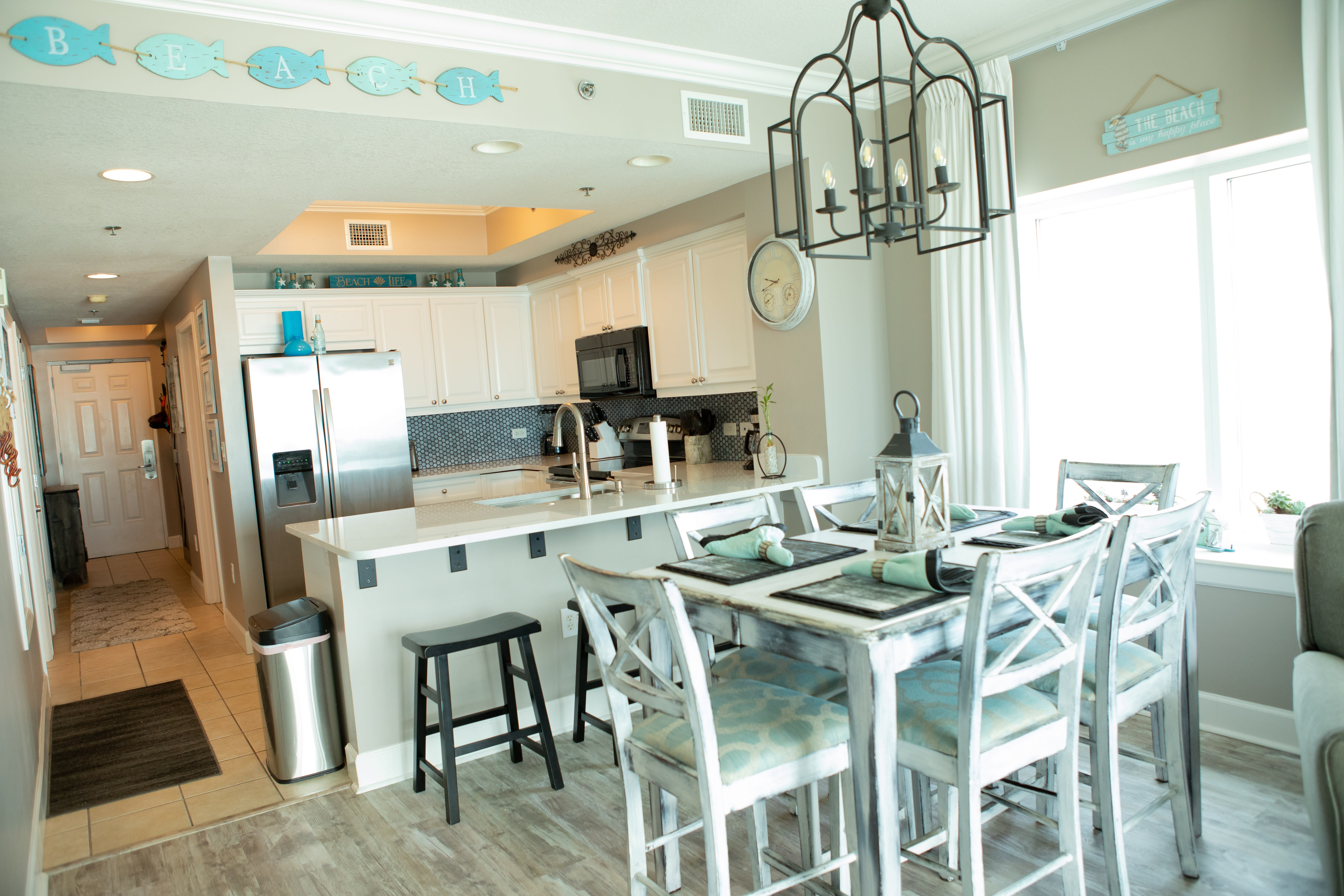 Kitchen and dinning area