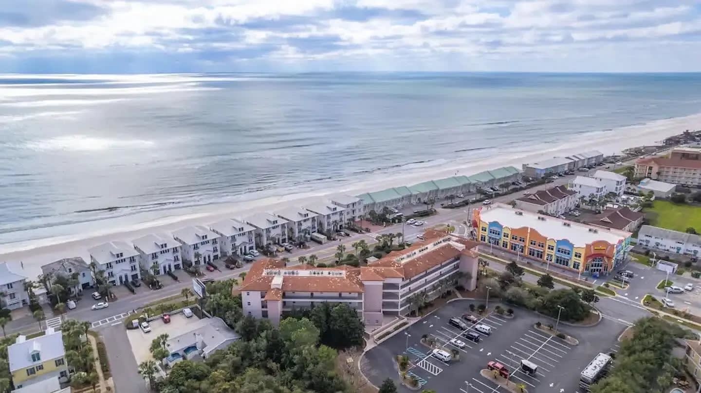 Aerial view of property