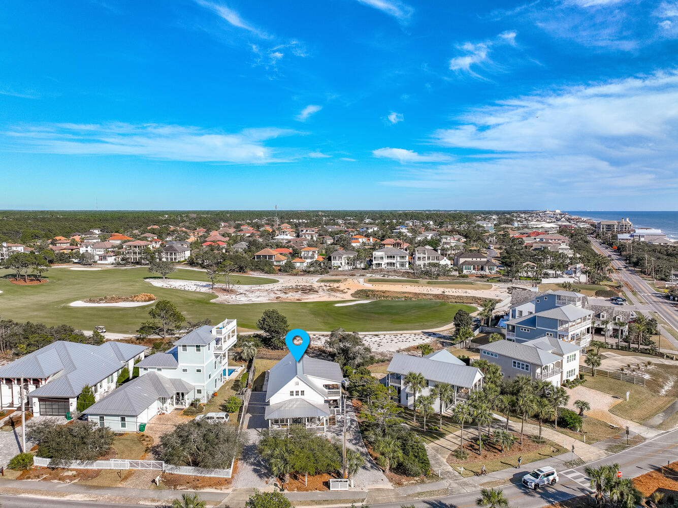 Aerial view of Slightly Shady