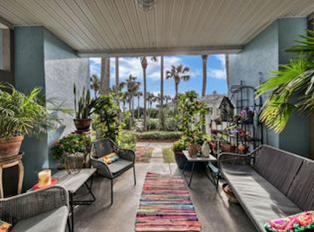 View of Veranda from Living Room