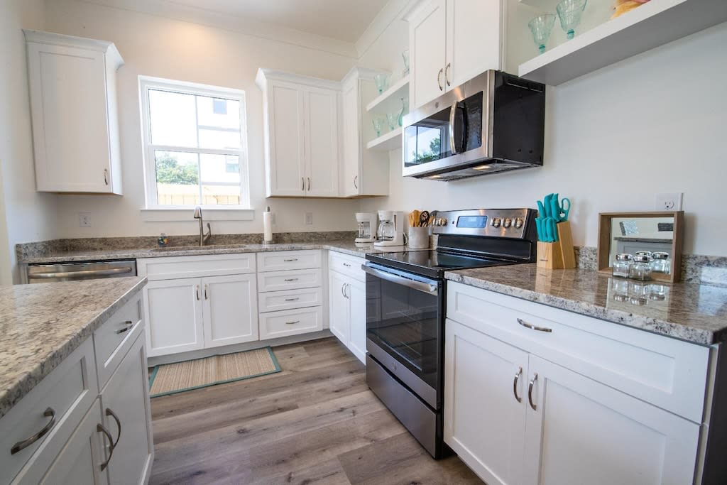 Kitchen with all new appliances