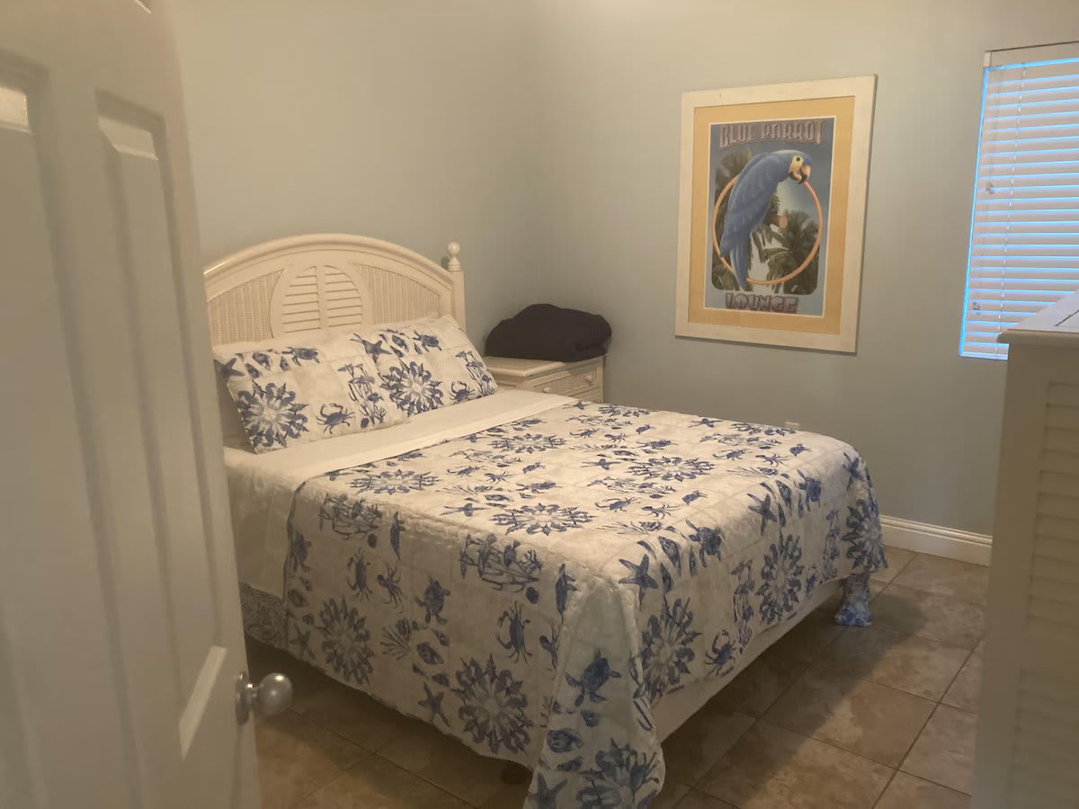 Comfortable Queen Bed in second bedroom.