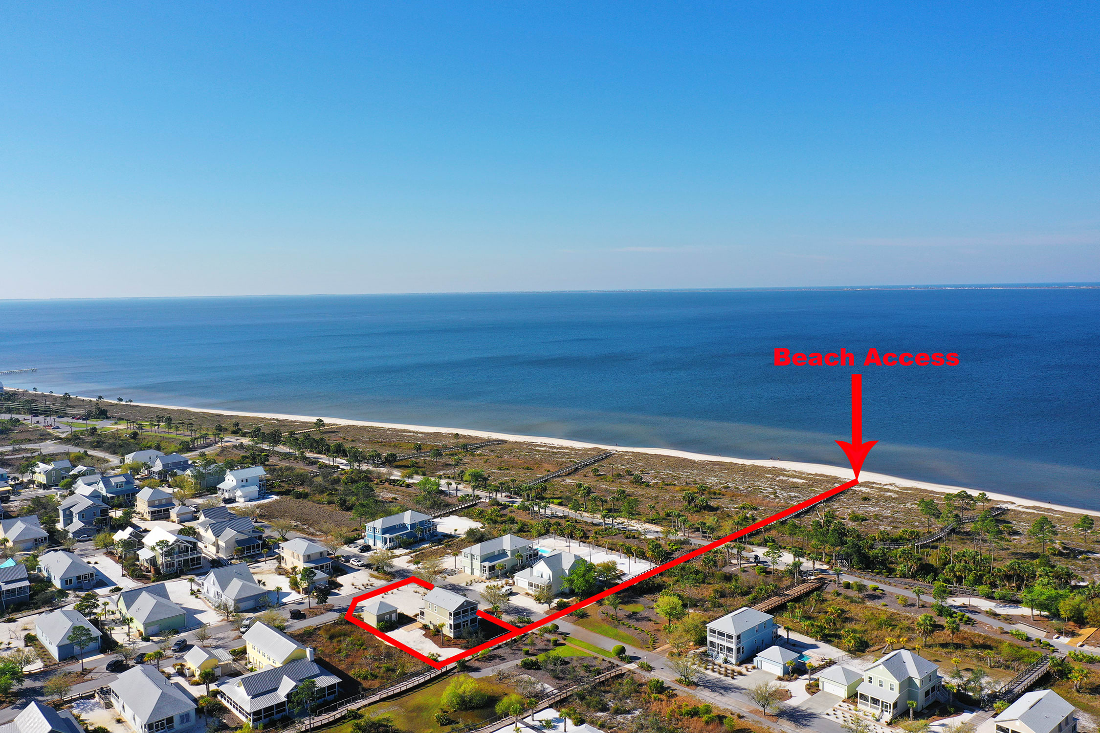 Less than a minute to the beach