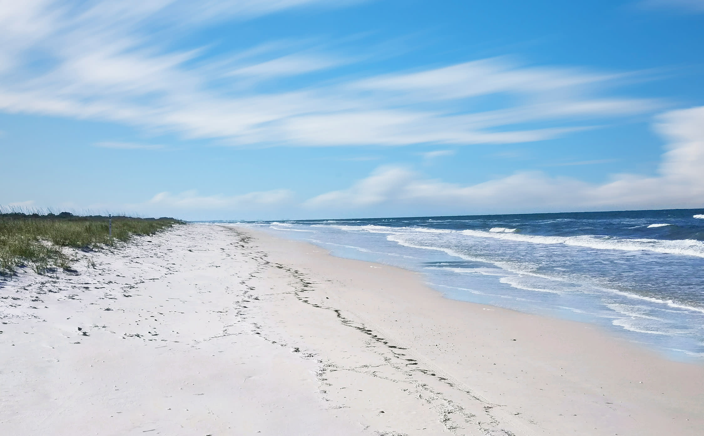 White sands of St. Joe Beach - just steps away!