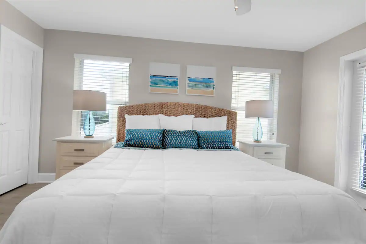 Splash-20...2nd floor. Bedroom 3. Photo 1. King suite with private full bath and ocean view balcony.