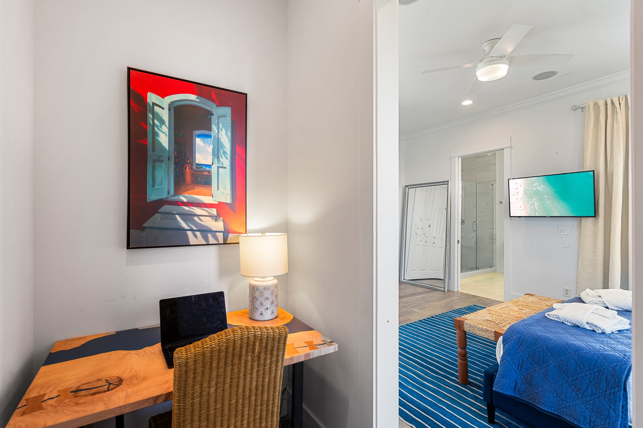 Primary Bedroom Nook with Desk Primary Bedroom Nook with Desk