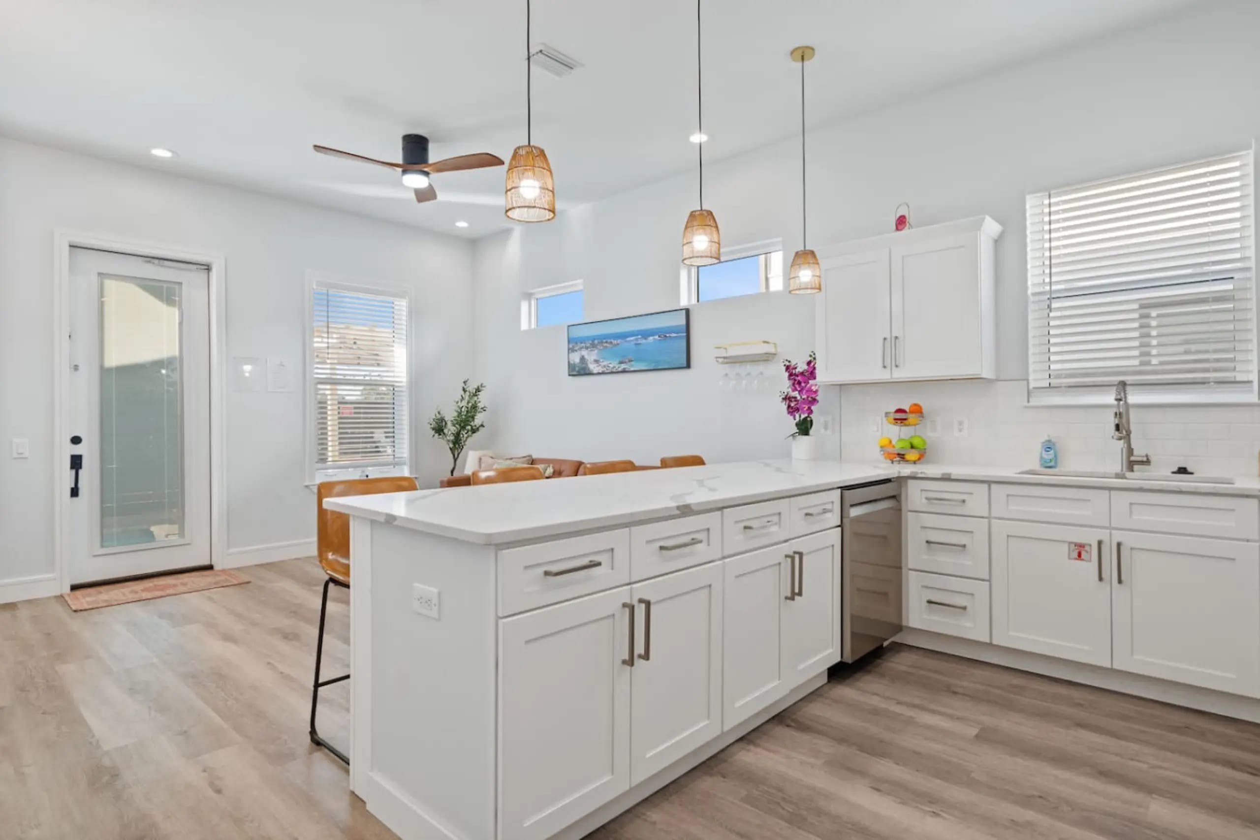 A beautiful kitchen with modern decor