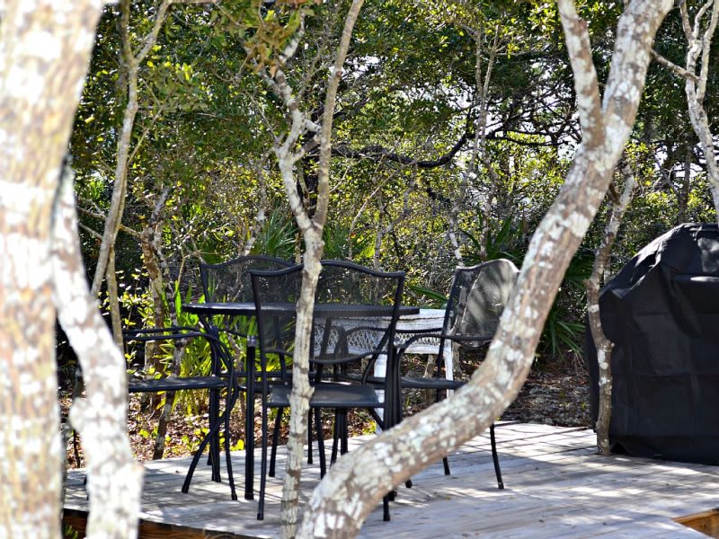 Enjoy grilling out and eating outside on the private grilling deck