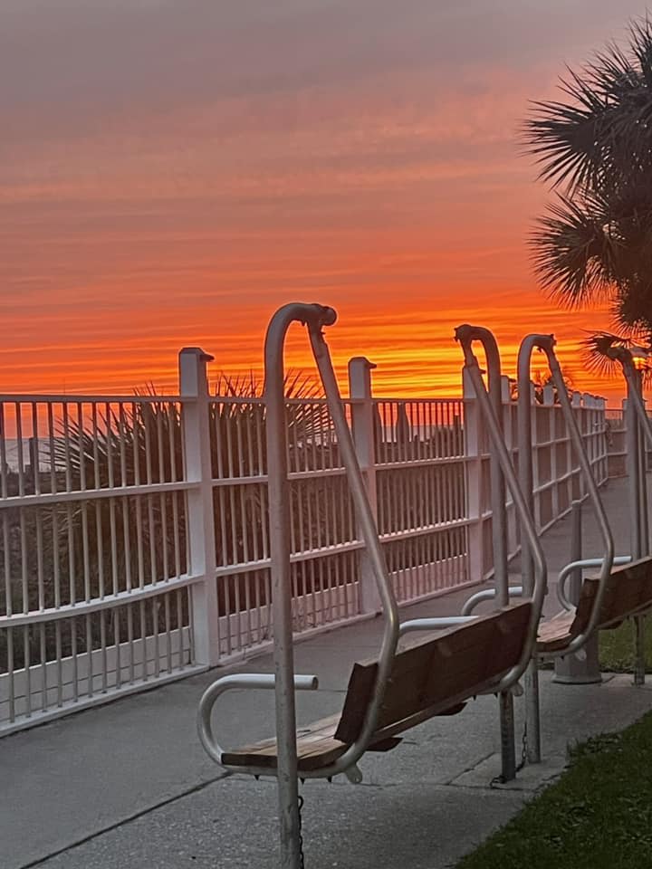 Come swing and enjoy the sunset