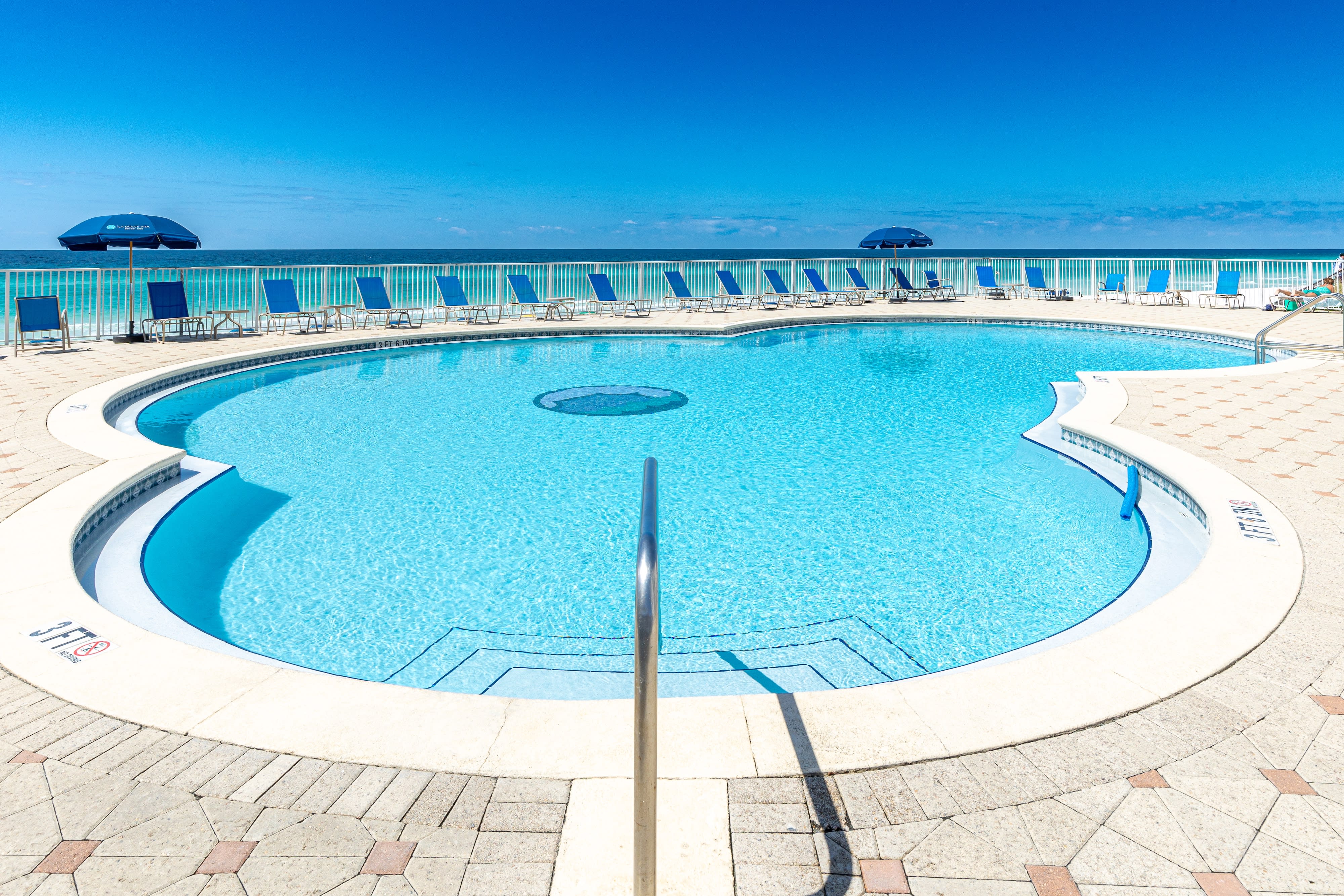 beach front community pool