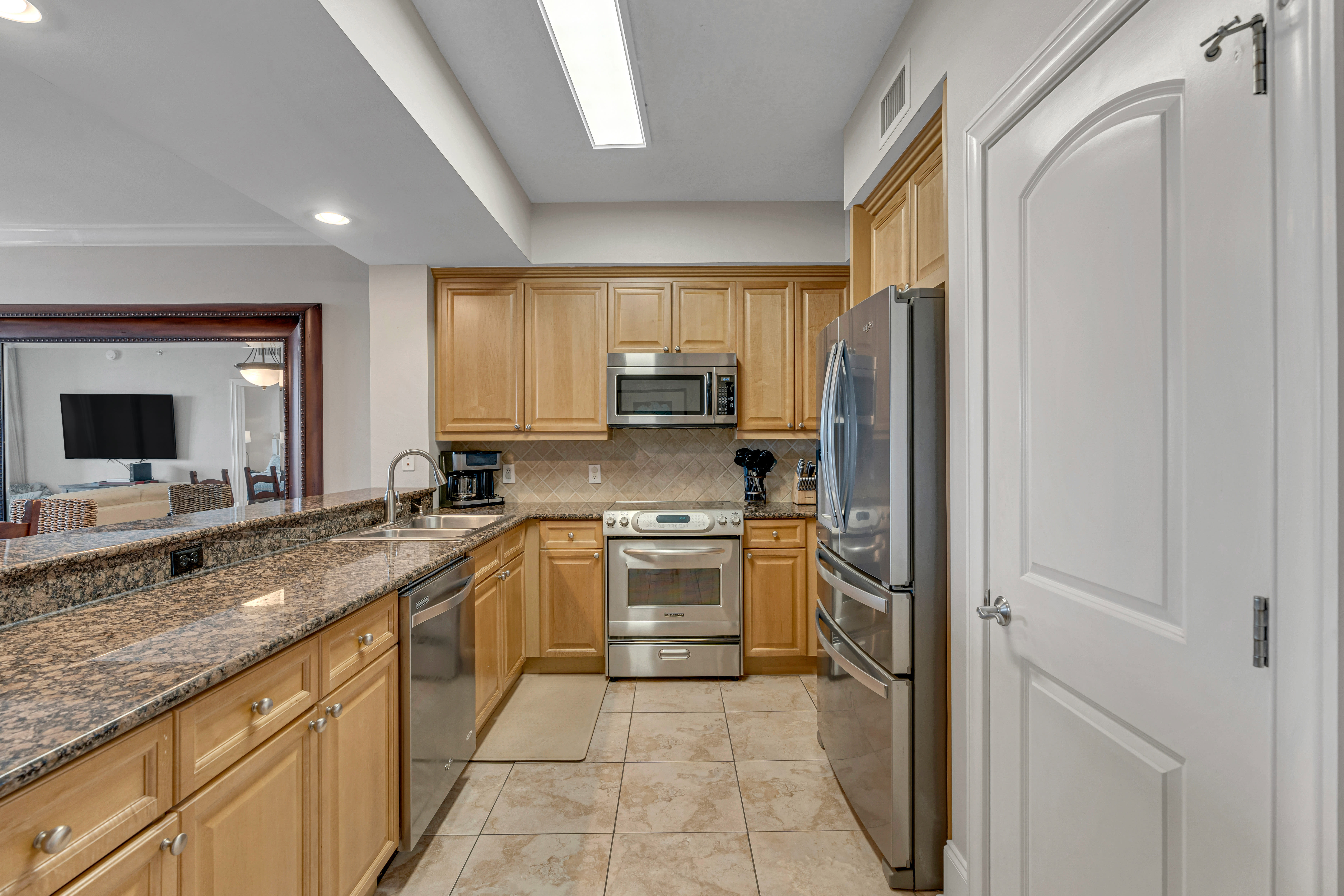 Fully equipped kitchen with everything needed for easy family meals